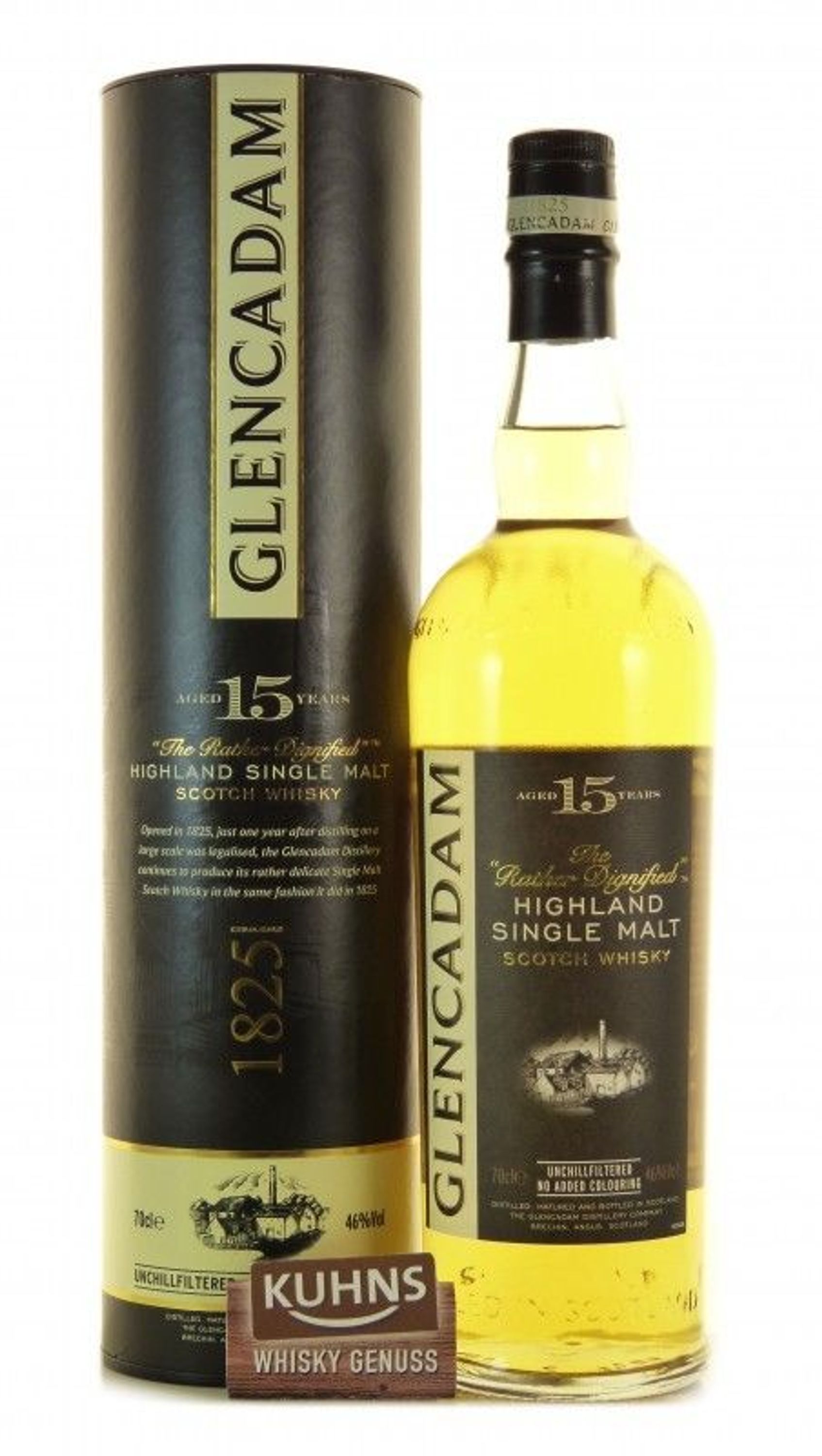Glencadam 15 años 0,7 l, 46 % alc./vol.