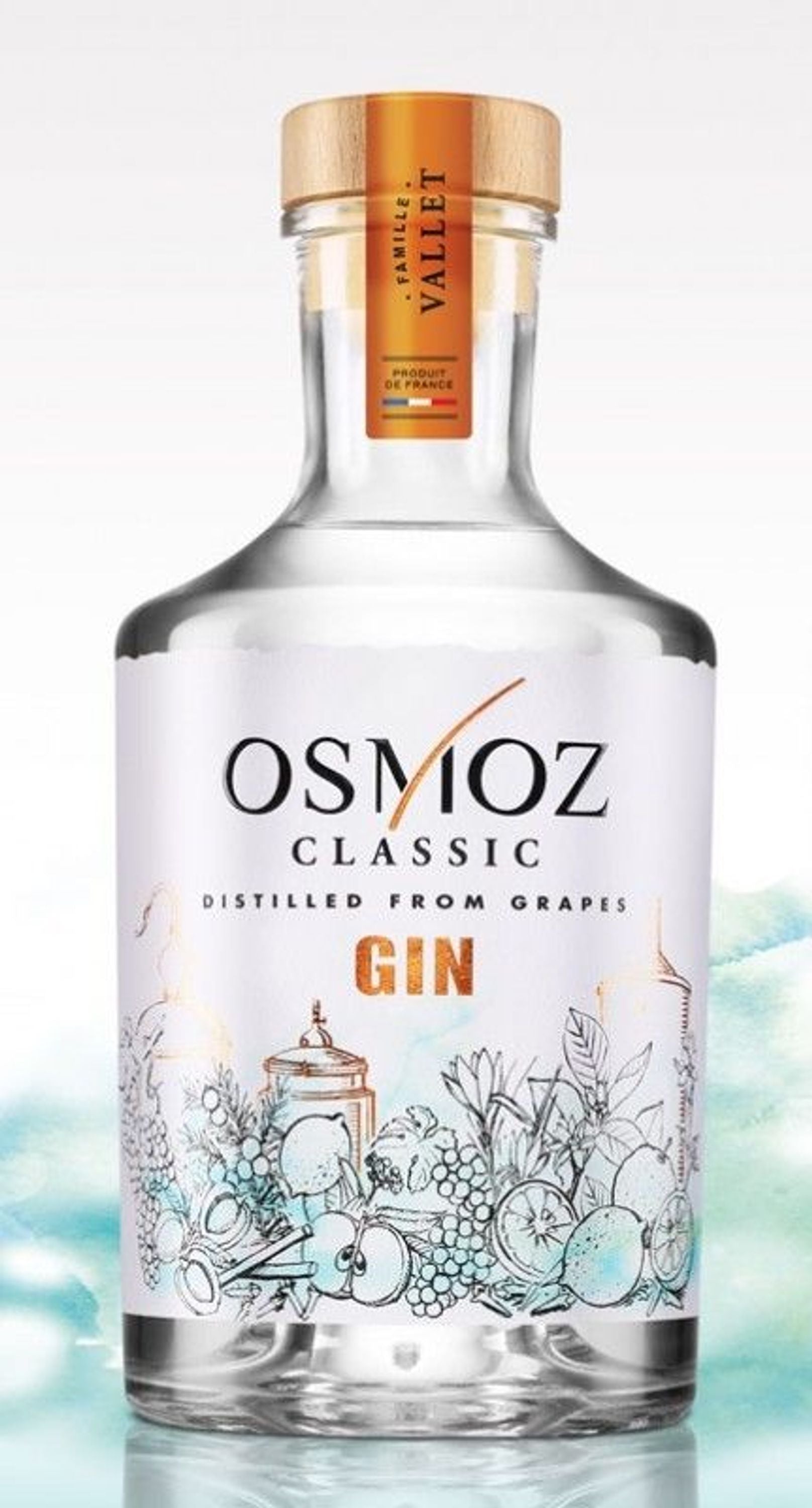 Osmoz Classic Gin 0,7 l, 43 % vol., ginebra seca Francia