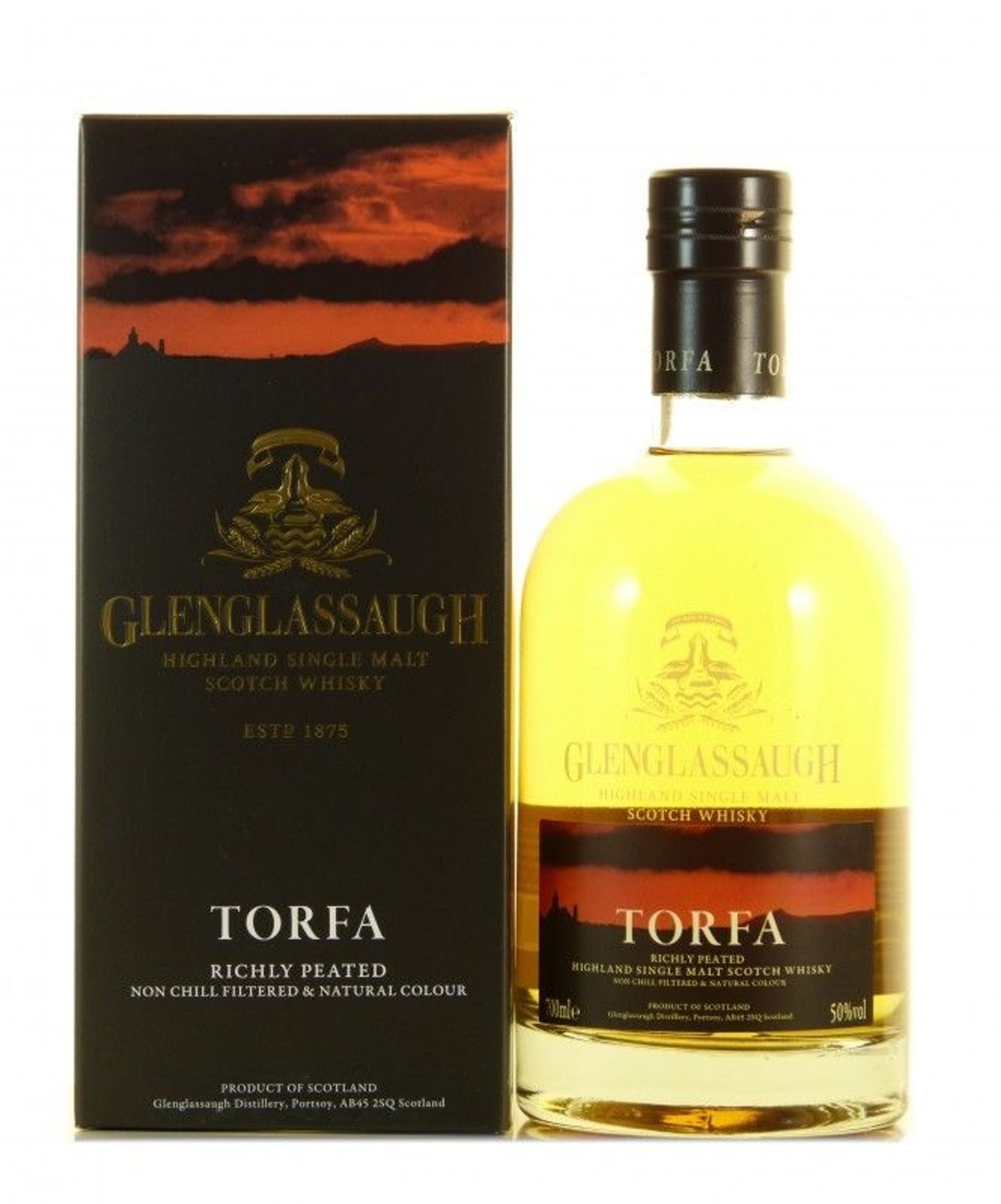 Glenglassaugh Torfa 0,7 l, 50 % de alcohol por volumen