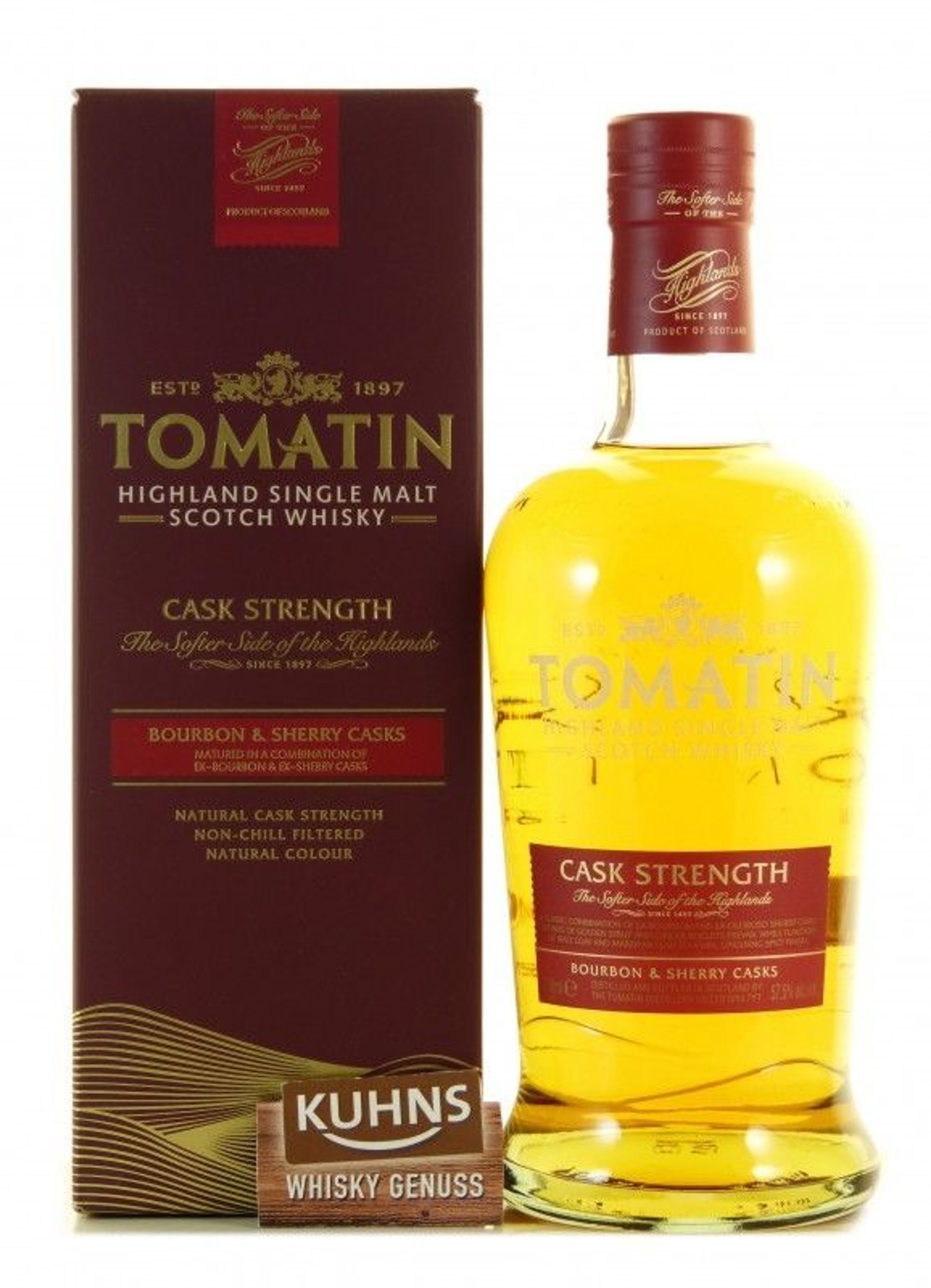 Tomatin Cask Strength 0,7 l, alcohol 57,5 % vol.