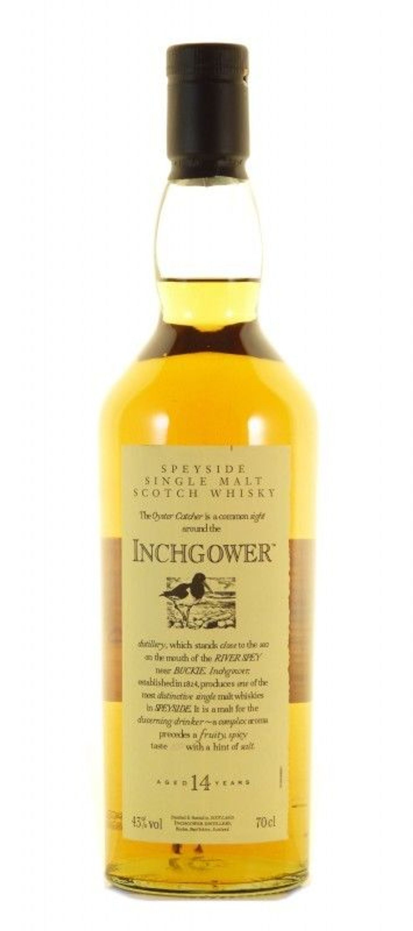 Inchgower 14 años Flora y fauna 0,7 l, alcohol 43 % vol.