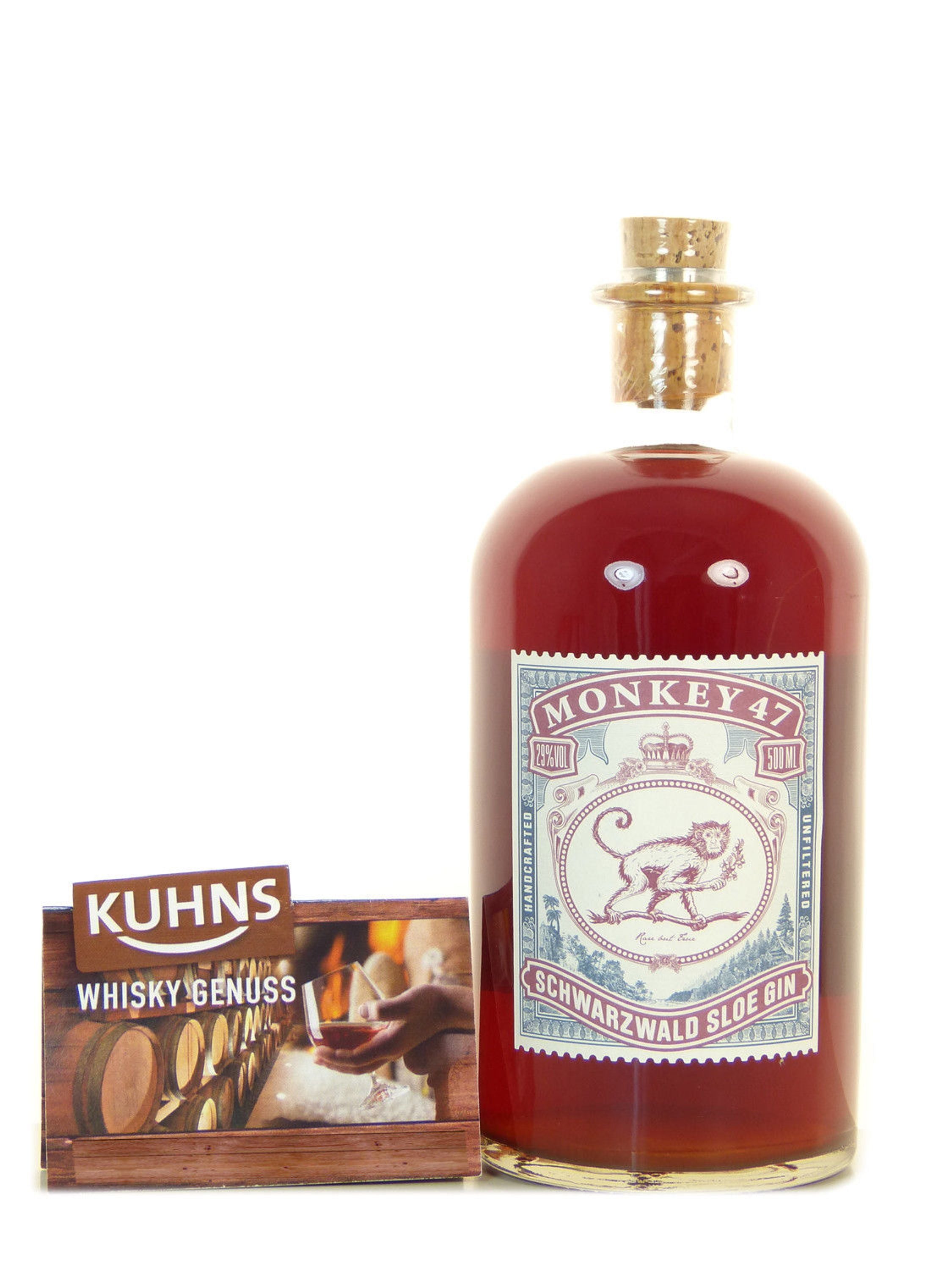 Ginebra de endrinas Monkey 47 0,5 l, 29 % vol., Sloe Gin Alemania