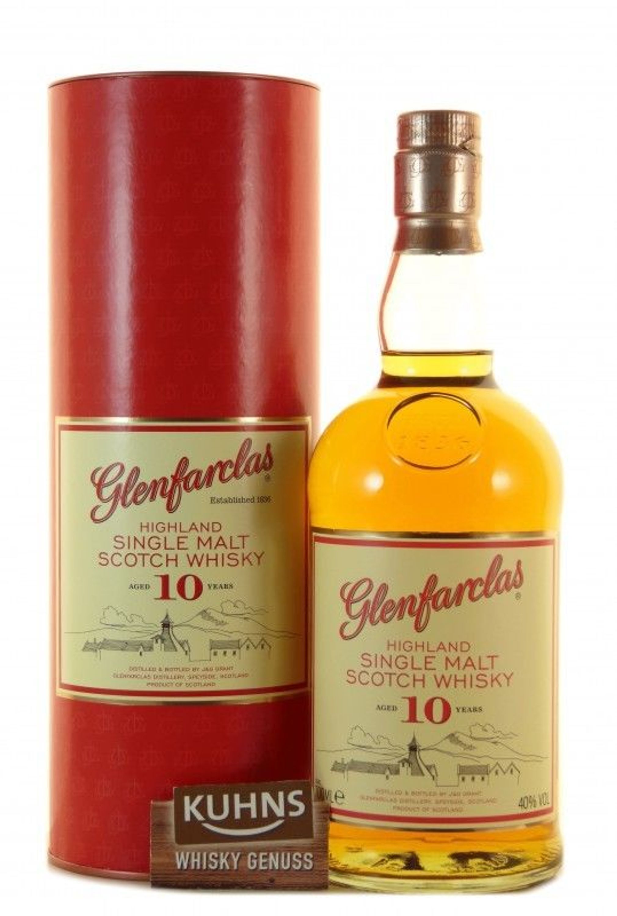 Glenfarclas 10 años 0,7 l, 40 % de alcohol por volumen