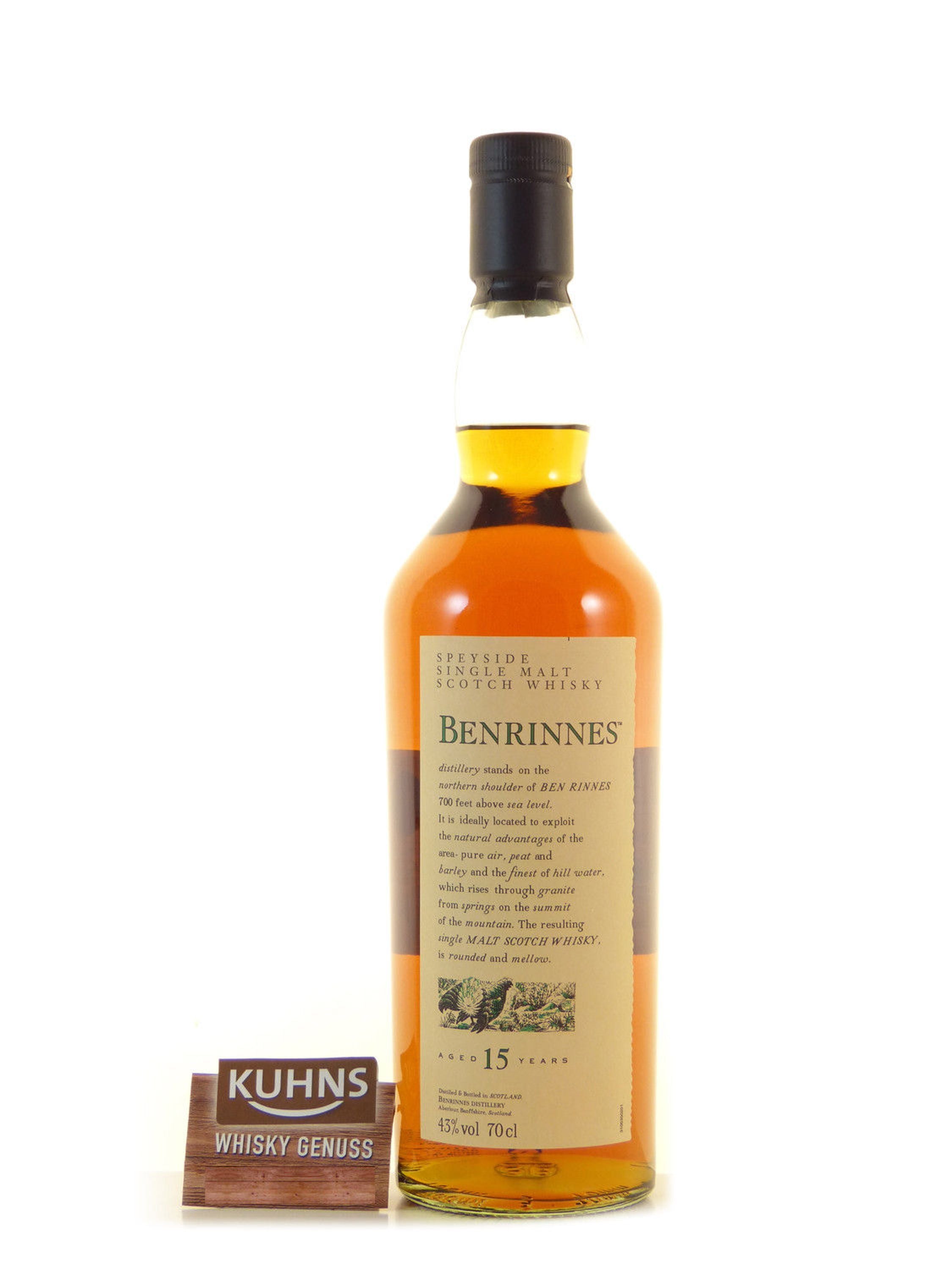 Benrinnes 15 Años Flora y Fauna 0,7l, alc. 43% vol.