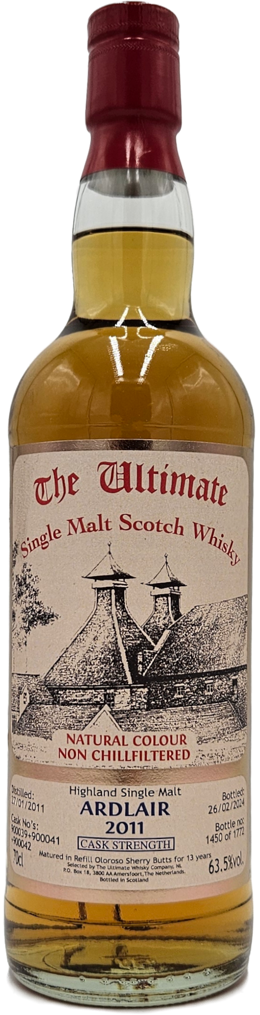 Ardlair Cask Strength 2011 13 Jahre Ultimate 0,7l, 63,5 Vol.-%