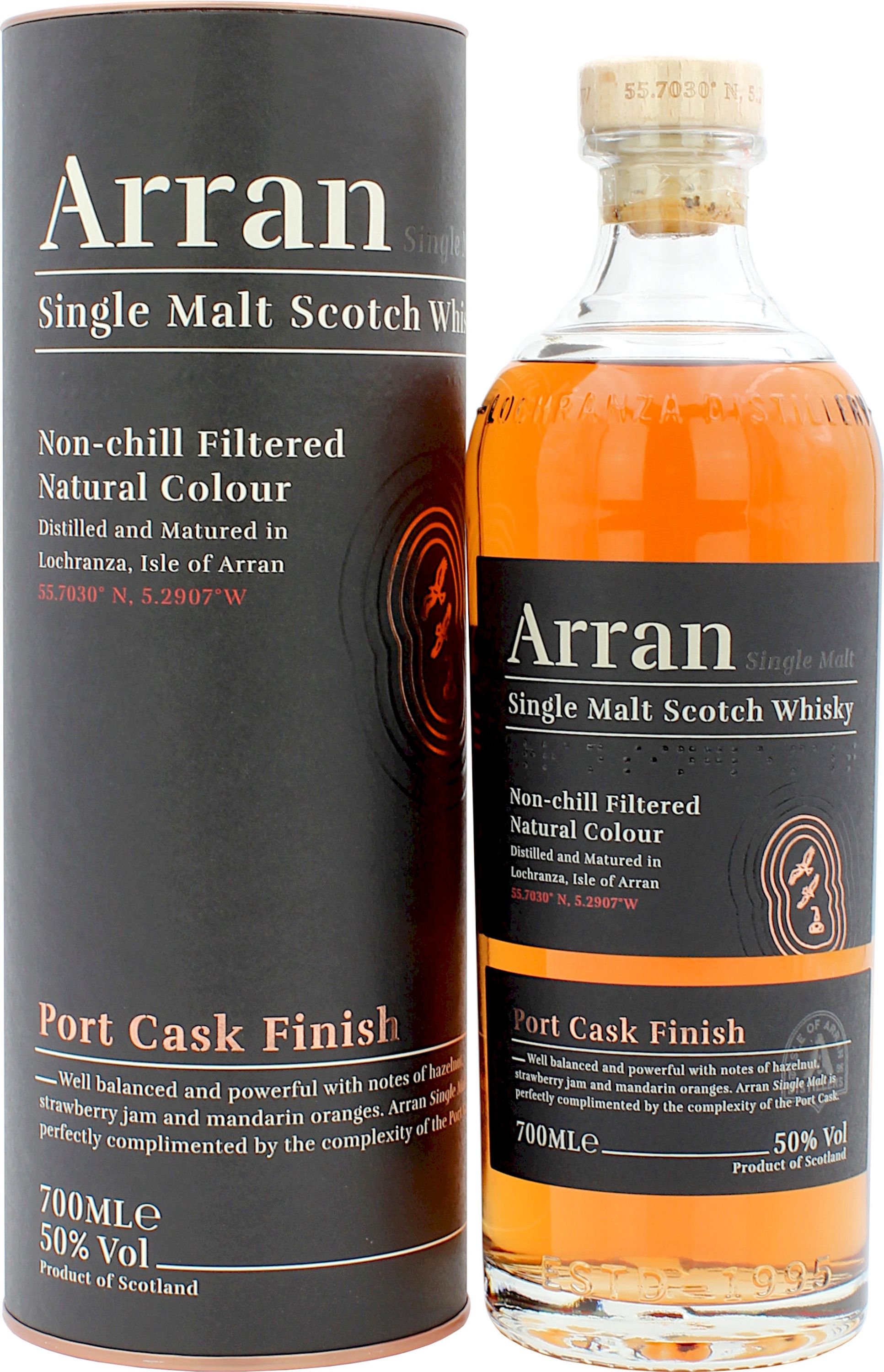 Arran Port Cask Finish 0,7l, alc. 50 Vol.-%