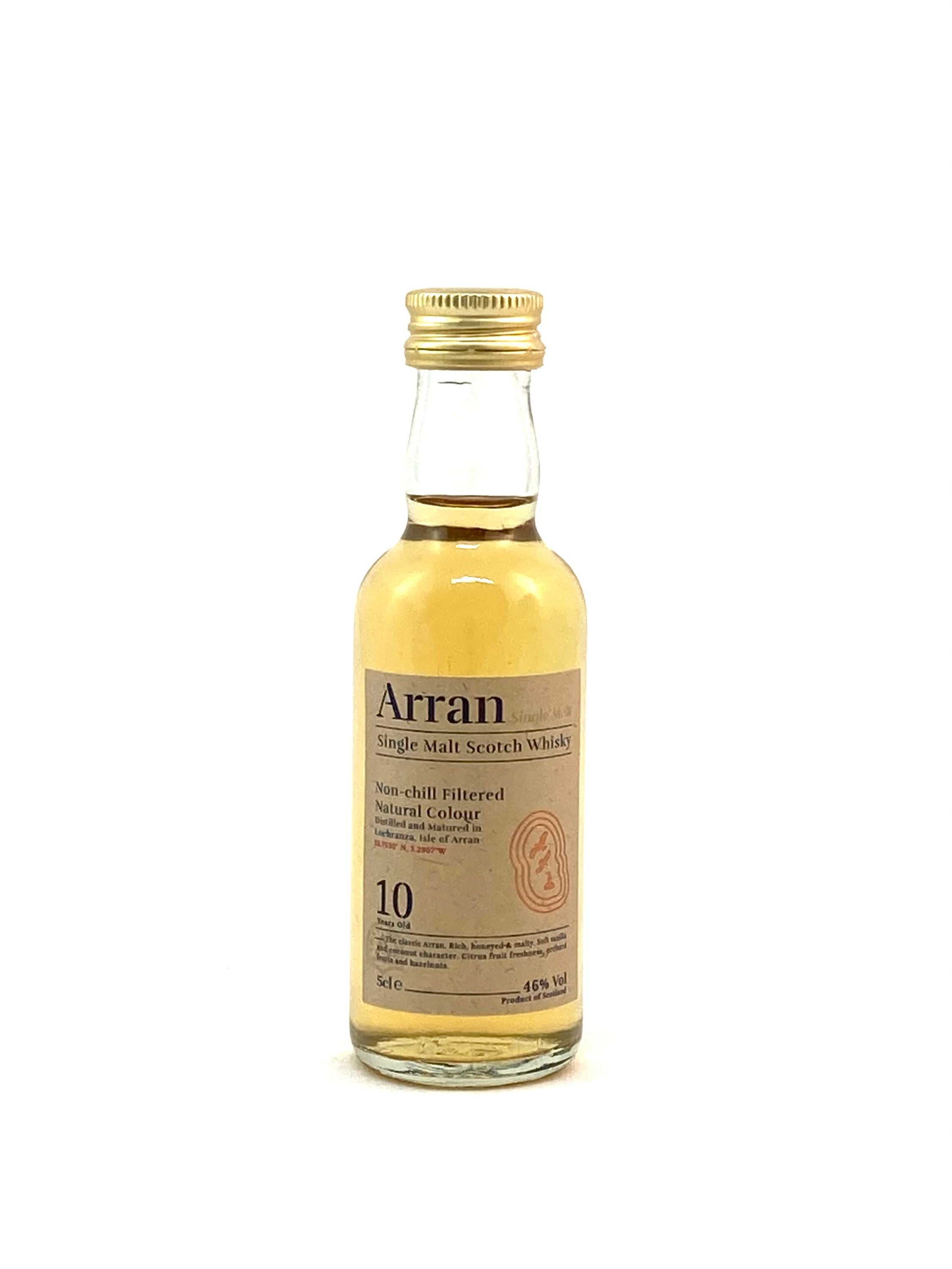 Arran 10 años Miniatura 0,05l, 46% alc./vol.