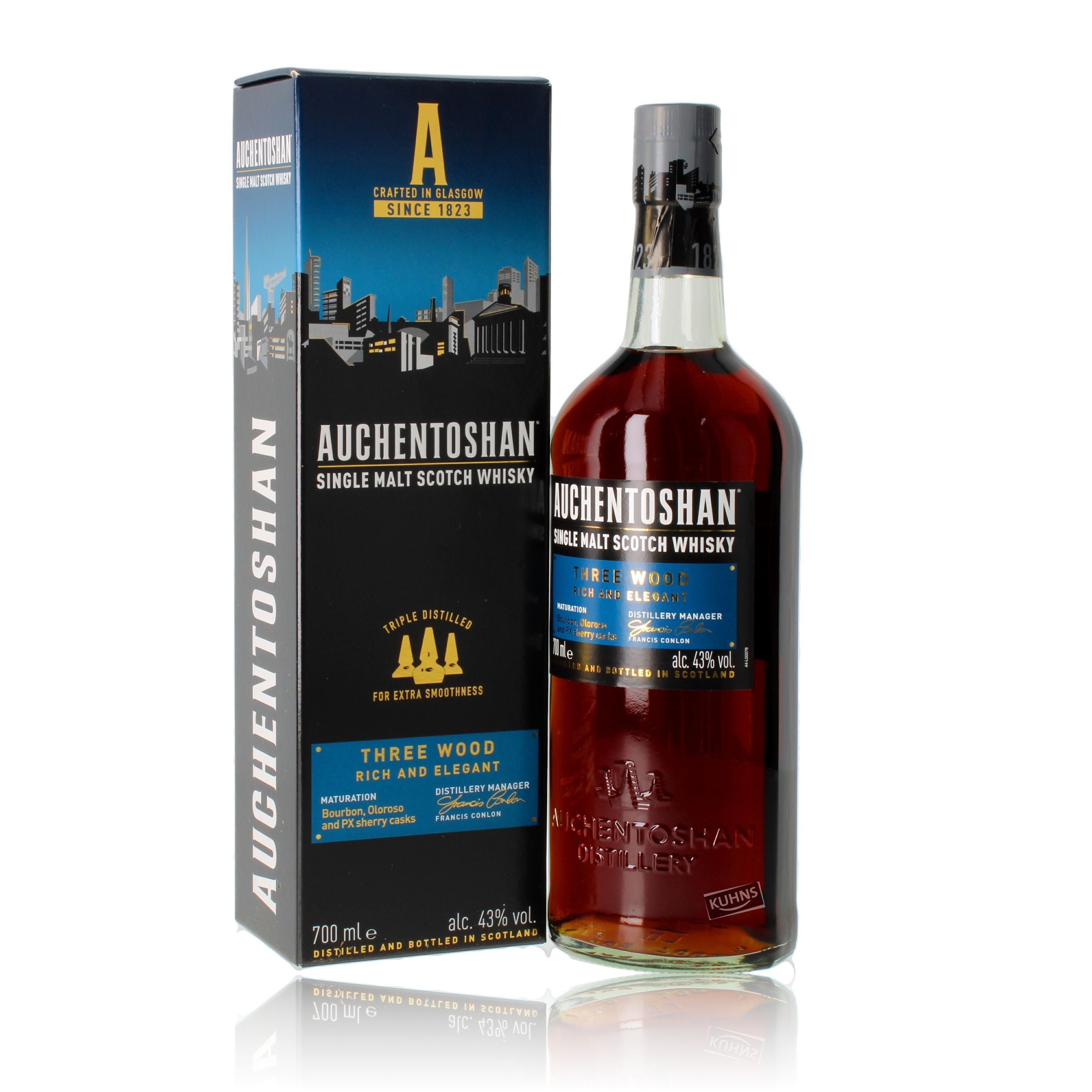 Auchentoshan Tres Madera 0,7l, alc. 43% vol.