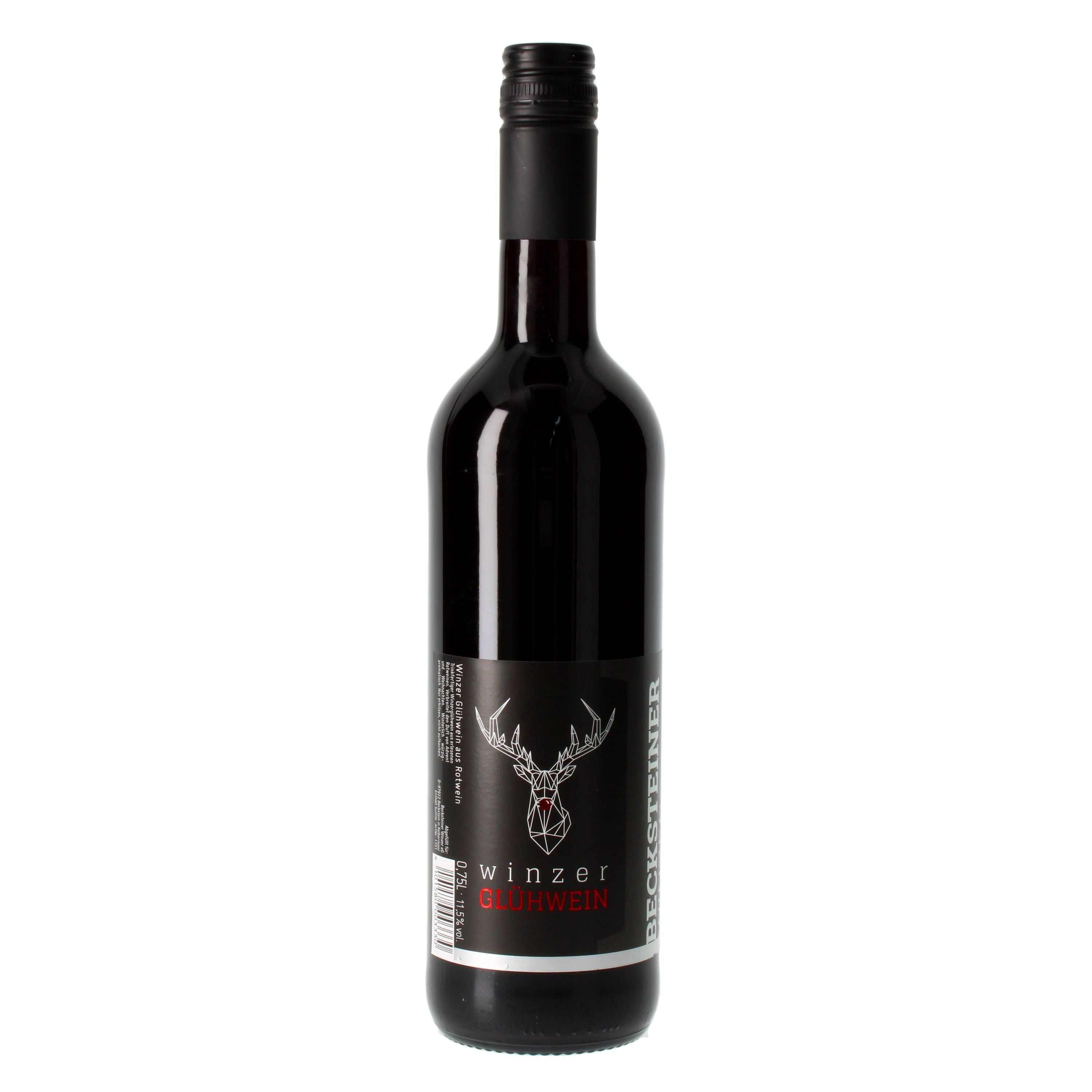 Becksteiner Winzer Vino caliente rojo 0,75 l, alc. 11,5%vol.
