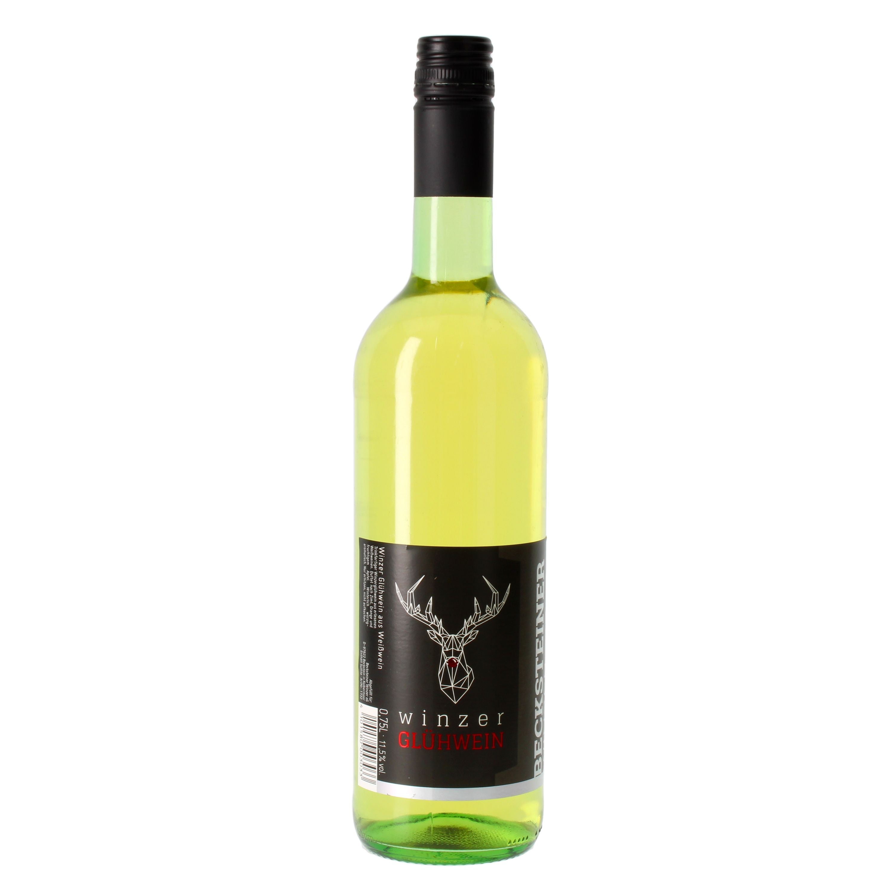 Becksteiner Winzer Glühwein Weiss 0.75l, alc. 11.5 Vol.-%