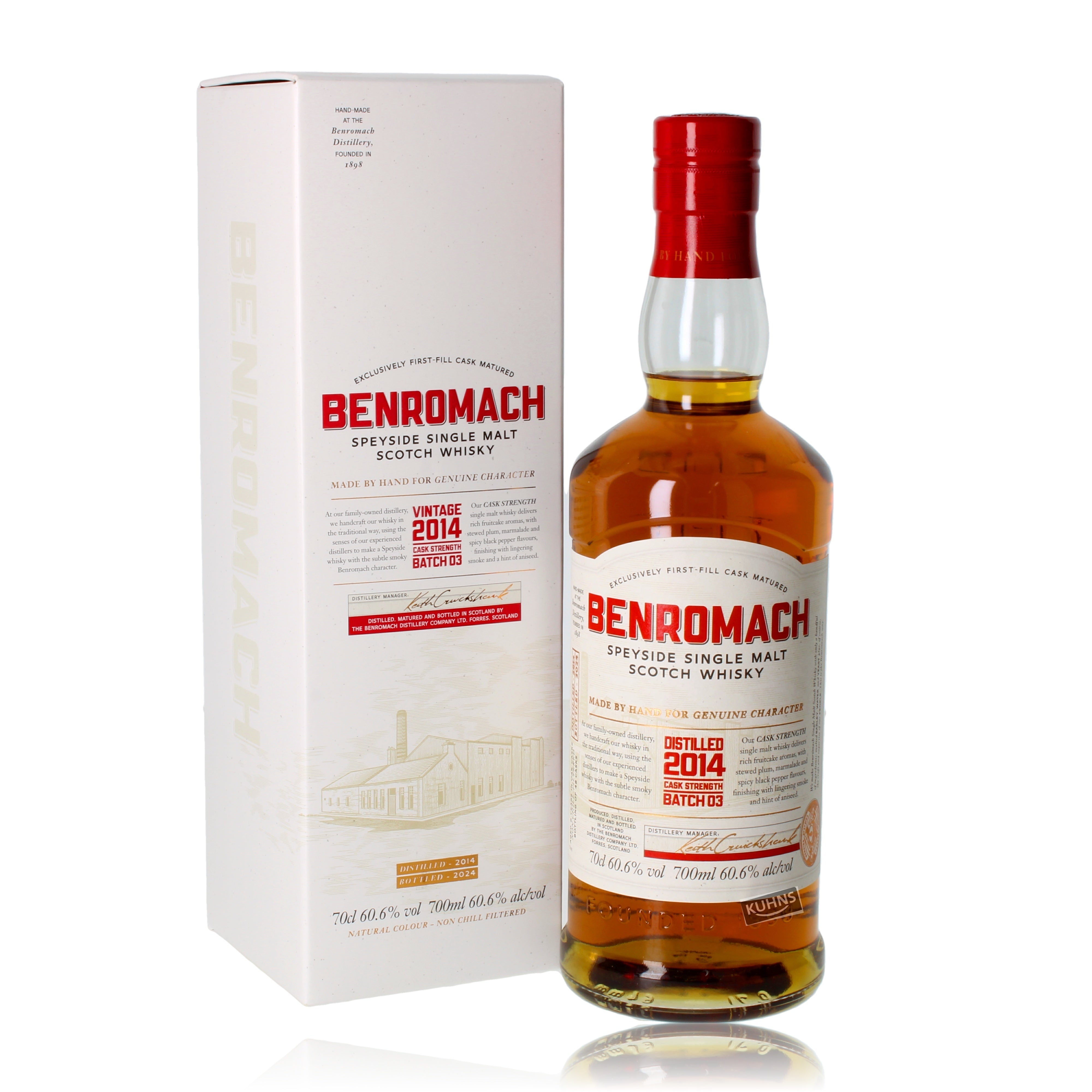 Benromach Cask Strength 2014 0,7 l, alcohol 60,6 % vol.