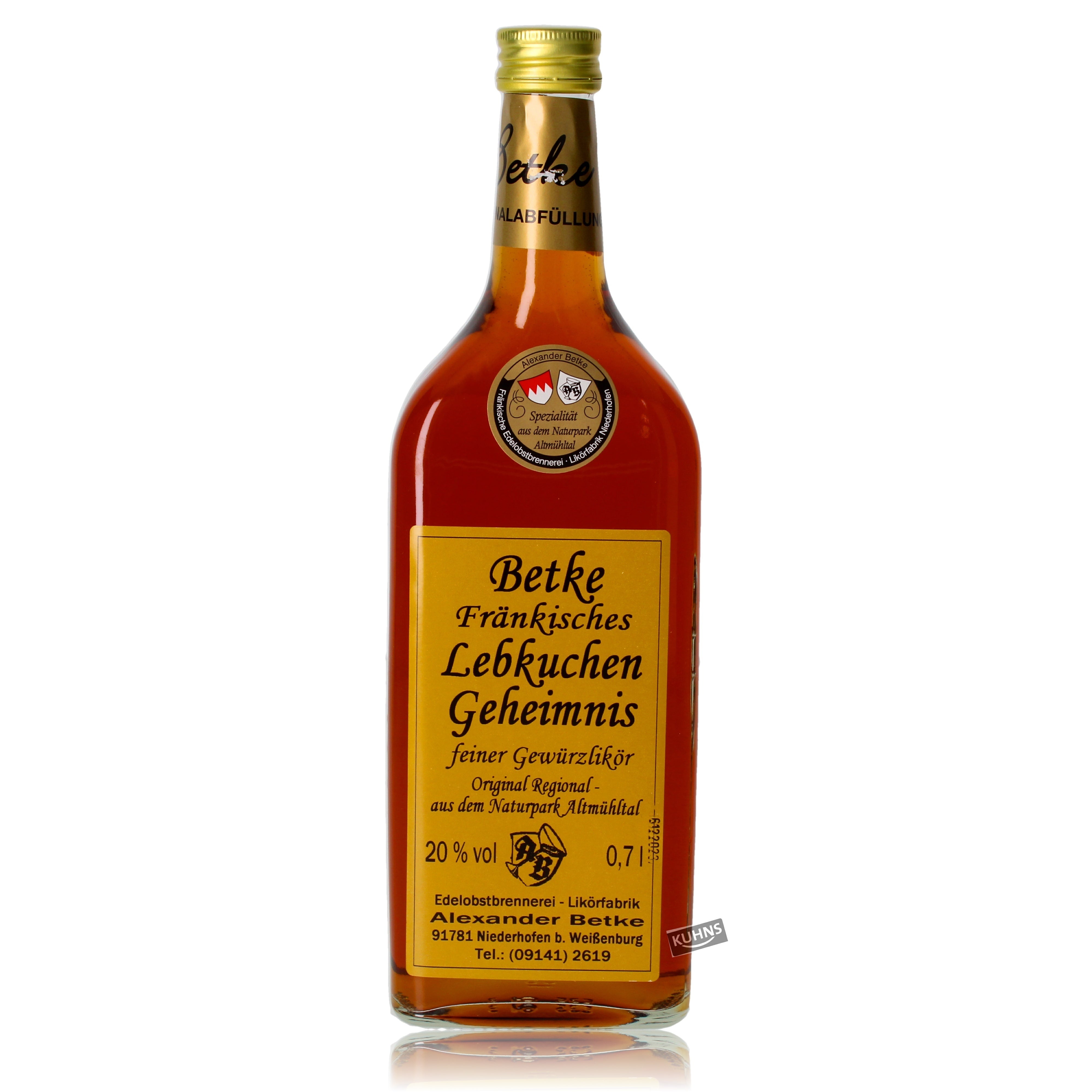 Betke Franconian Gingerbread Secret 0,7l, 20% alc./vol.