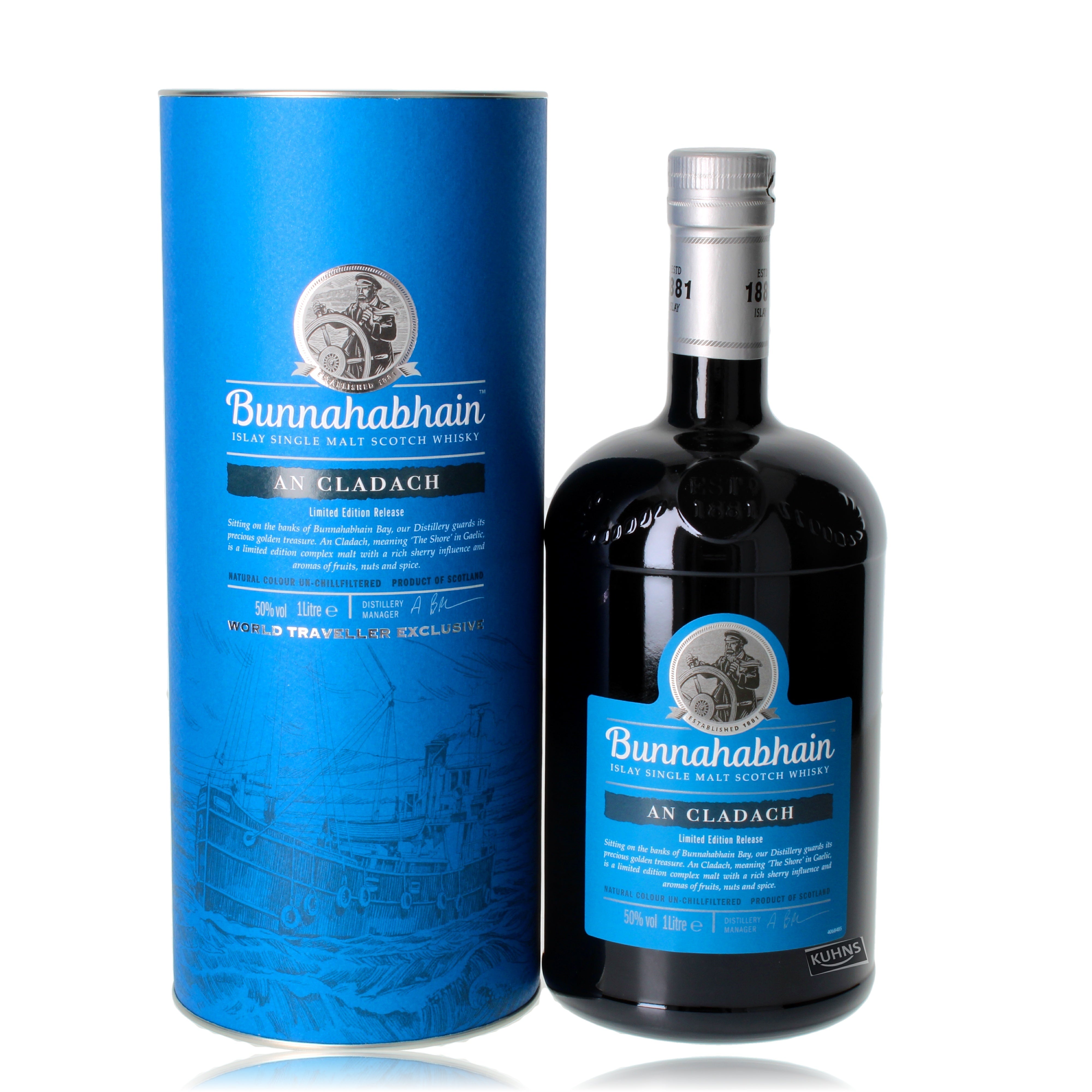 Bunnahabhain An Cladach 1.0l, alc. 50% en volumen