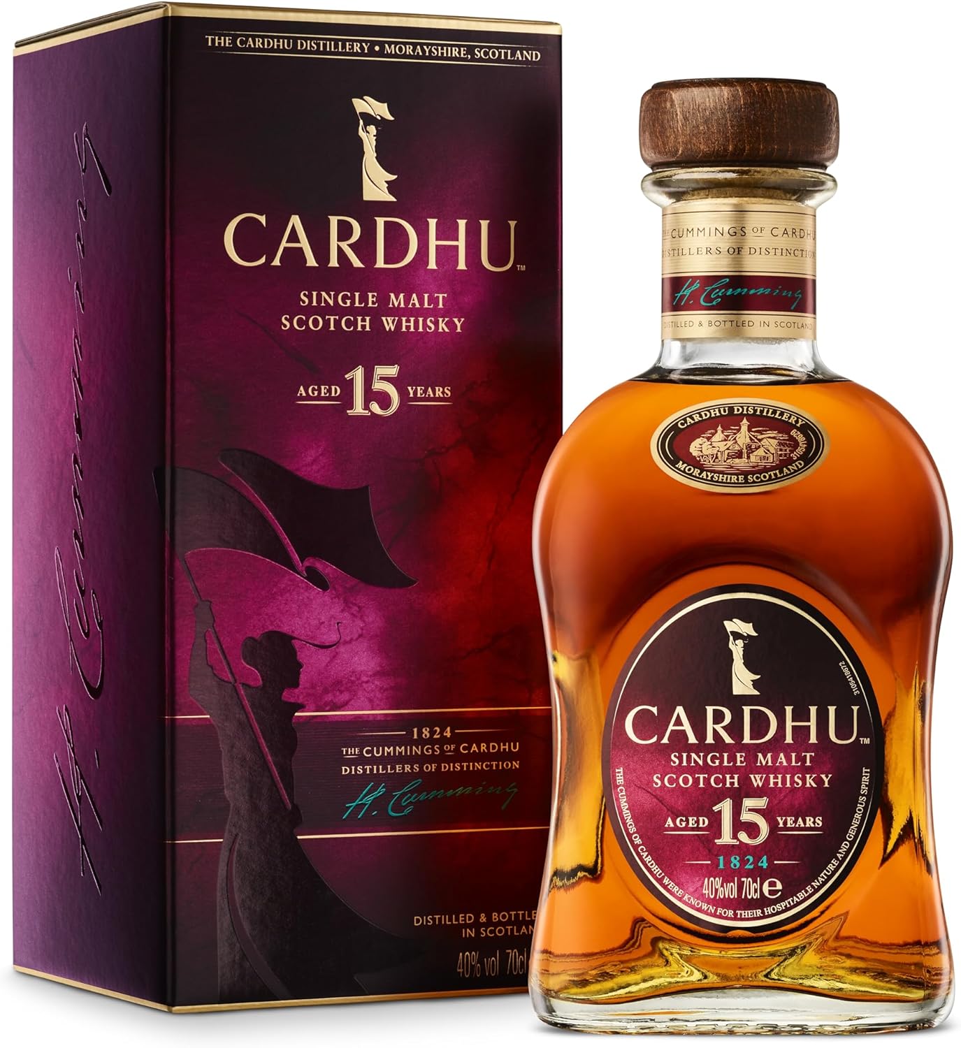 Cardhu 15 Years 0.7l, alc. 40% vol.