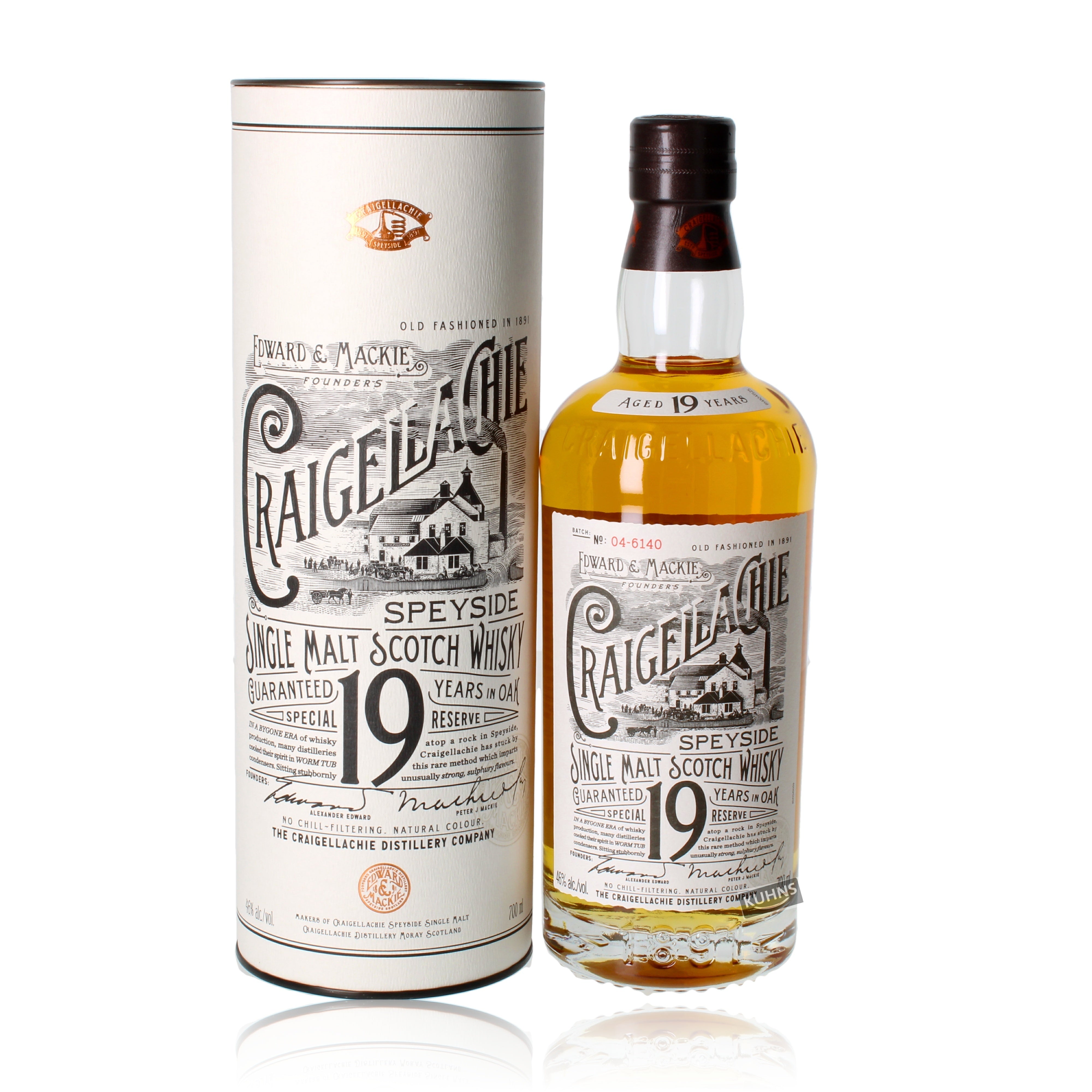 Craigellachie 19 años 0,7l, alc. 46% vol.