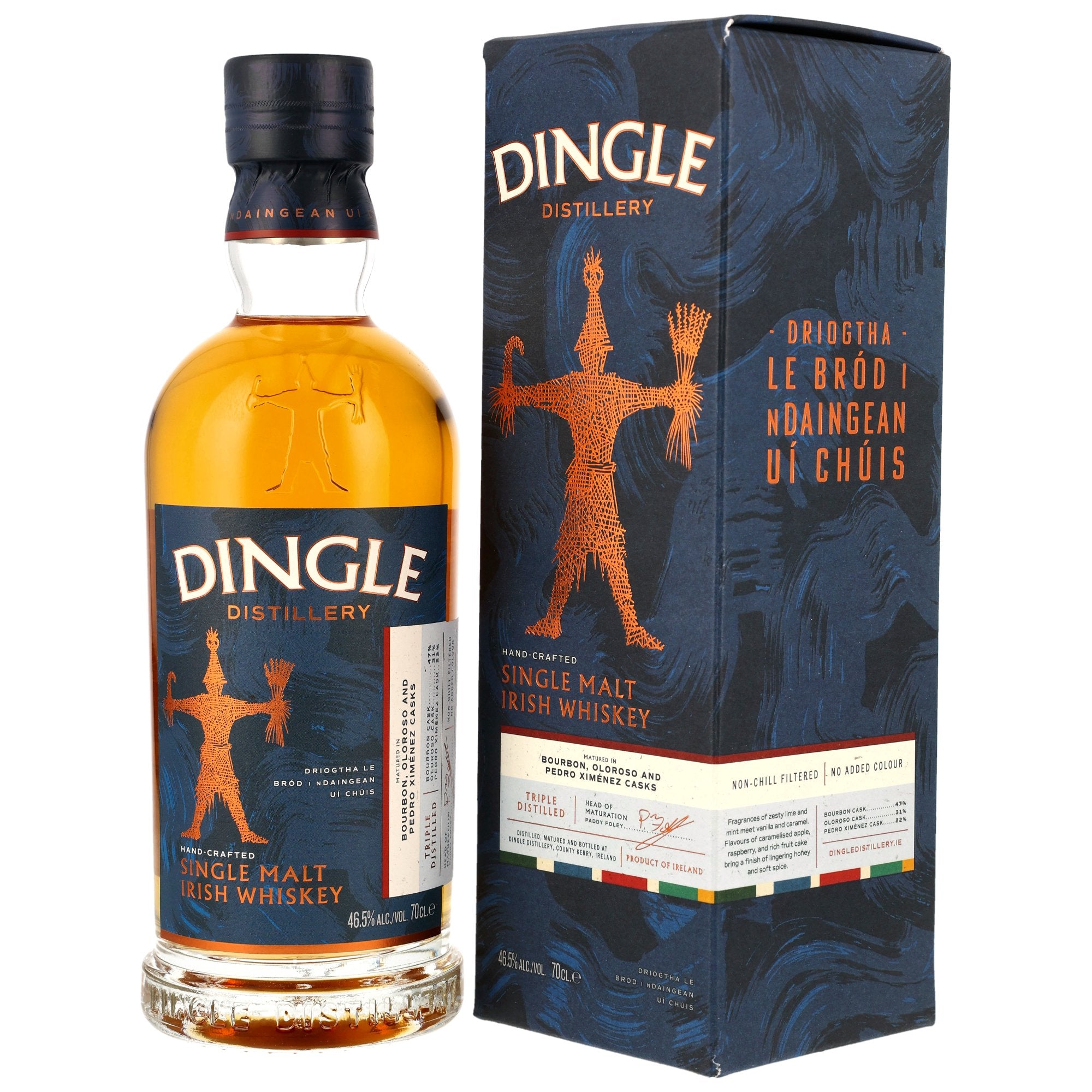 Dingle Single Malt Triple Distilled 0.7l, alc. 46.3% vol.