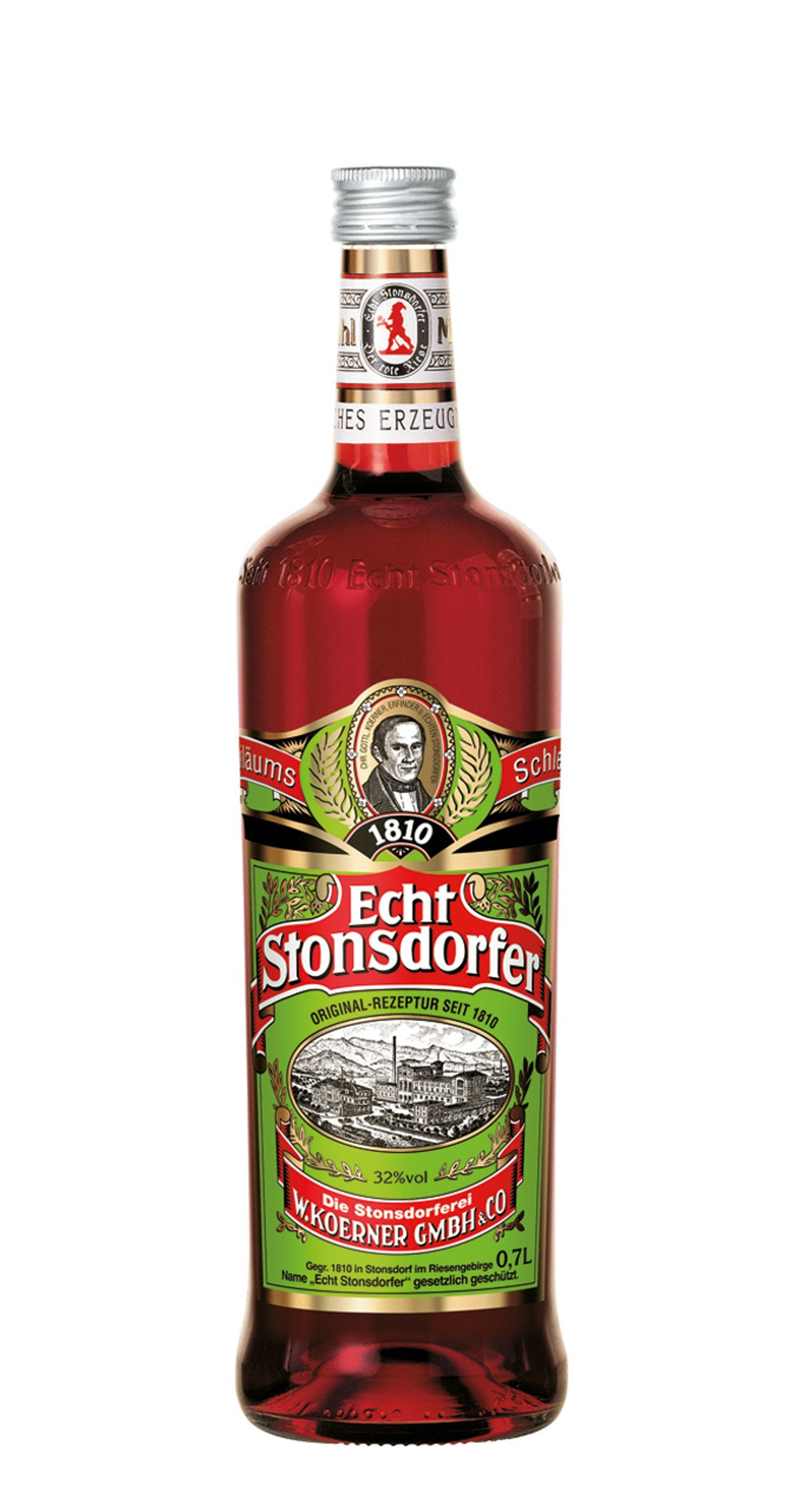 Echt Stonsdorfer 0,7 l alc. 32 % vol., licor de frutas y hierbas
