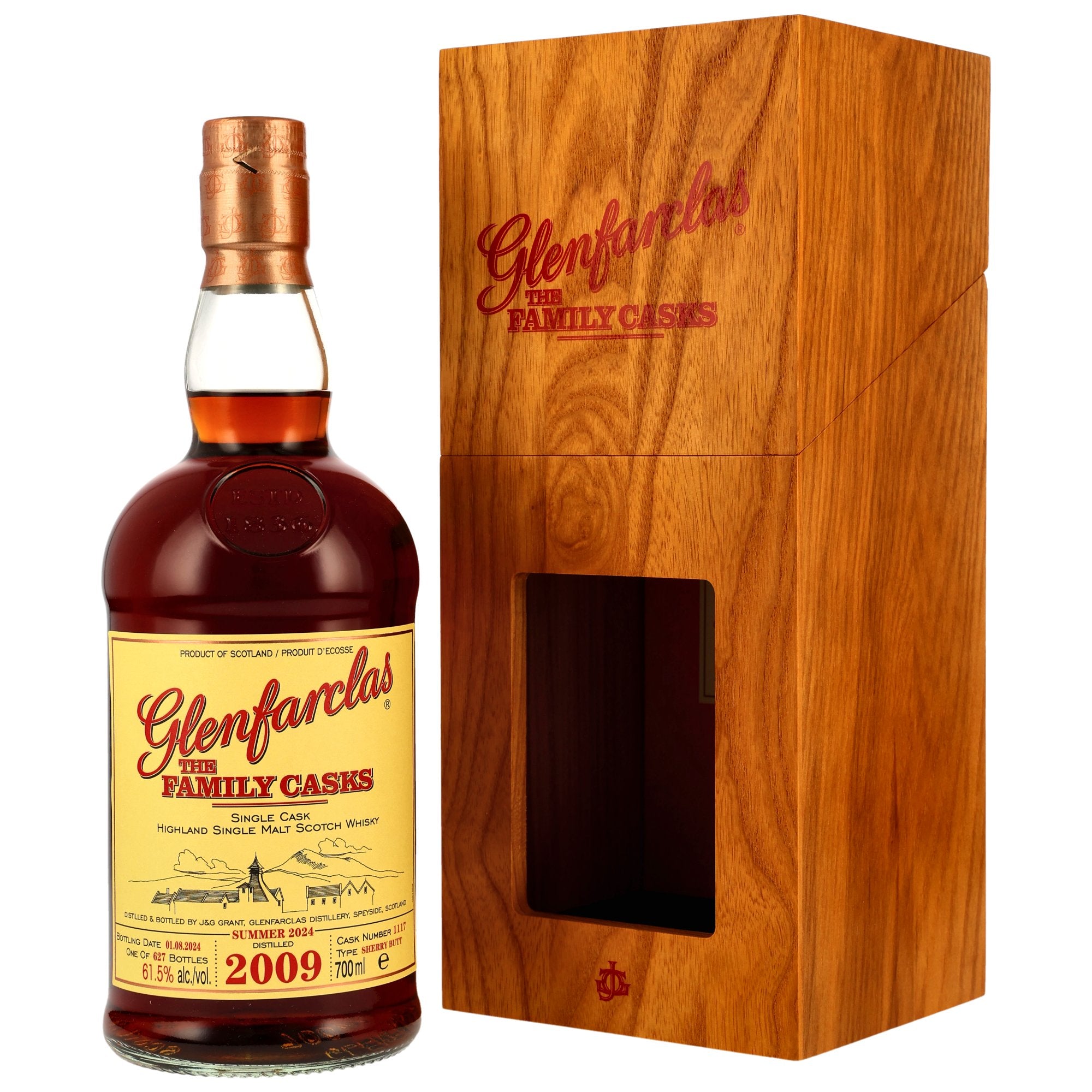 Glenfarclas Family Casks 2009 0,7 l, alcohol 61,5 % vol.