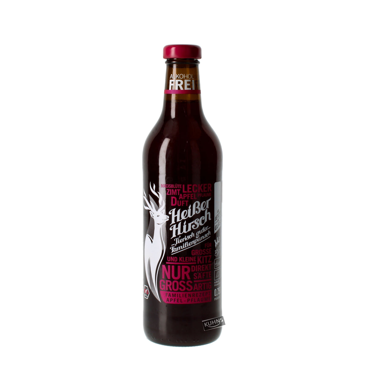 Ponche familiar Hot Stag de manzana y ciruela 0,75 l