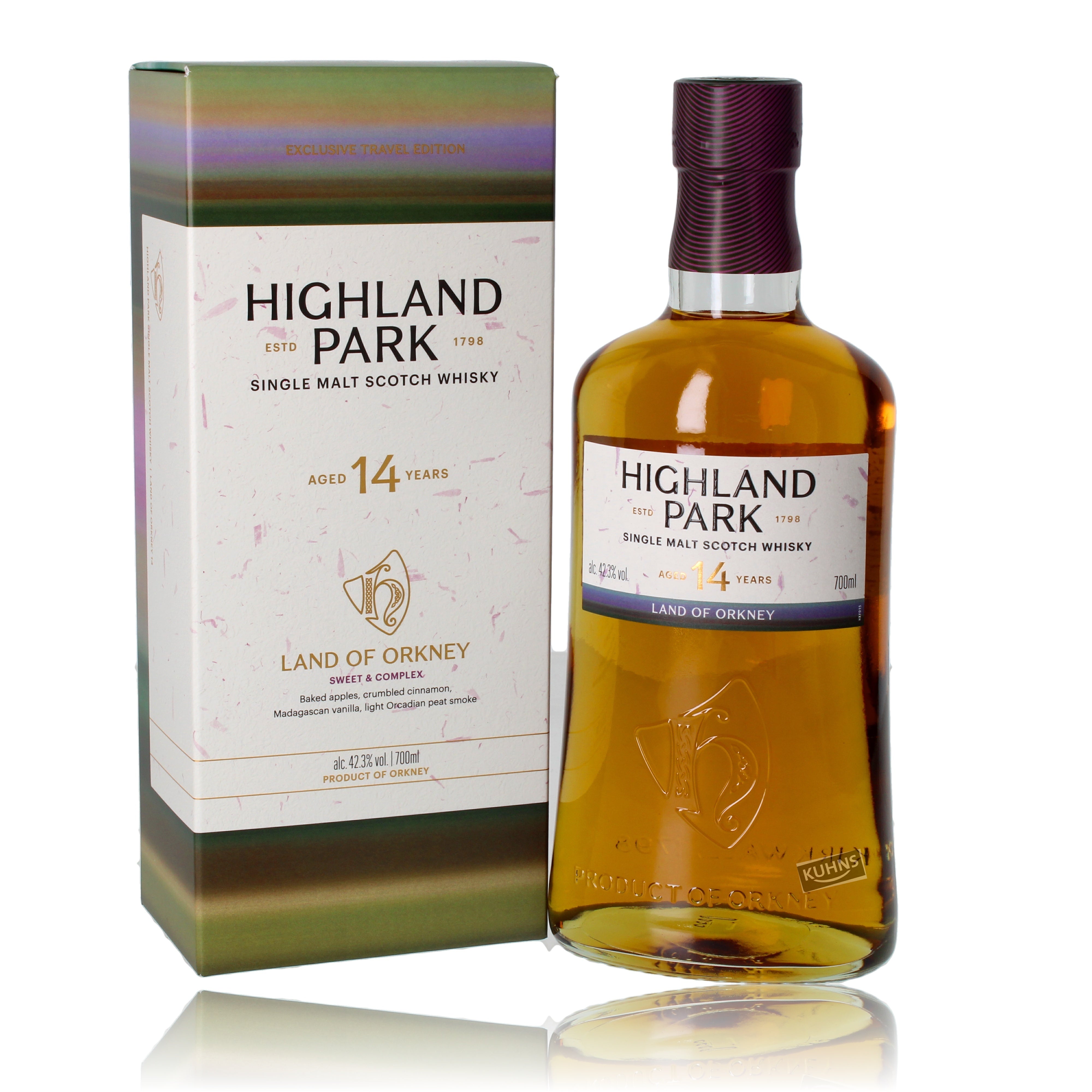 Highland Park 14 años Tierra de Orkney 0,7 l alc. 42,3 % vol.