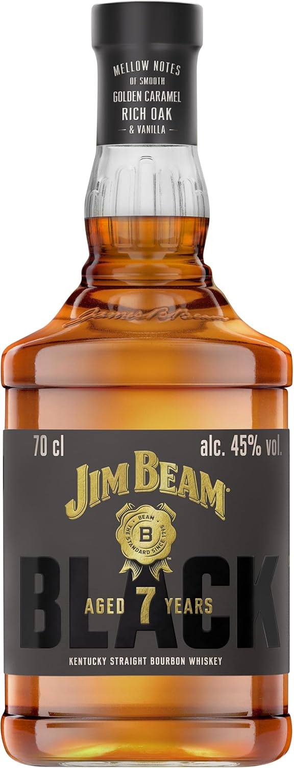 Whisky Jim Beam Black de 7 años, 0,7 l, 43 % ABV