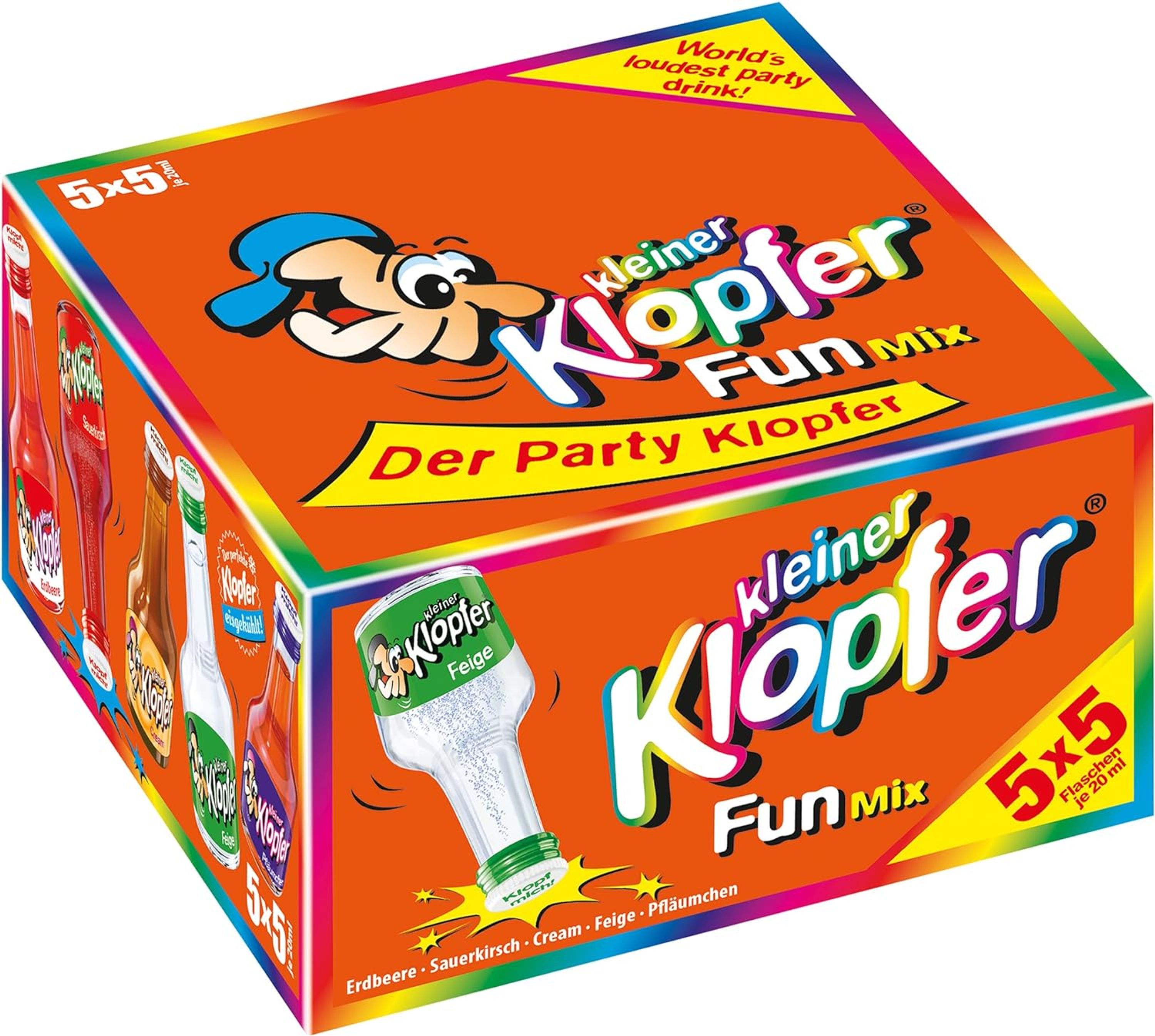 Kleiner Klopfer Fun Mix 25x20ml, 0,5l, alc. 15-17% vol.