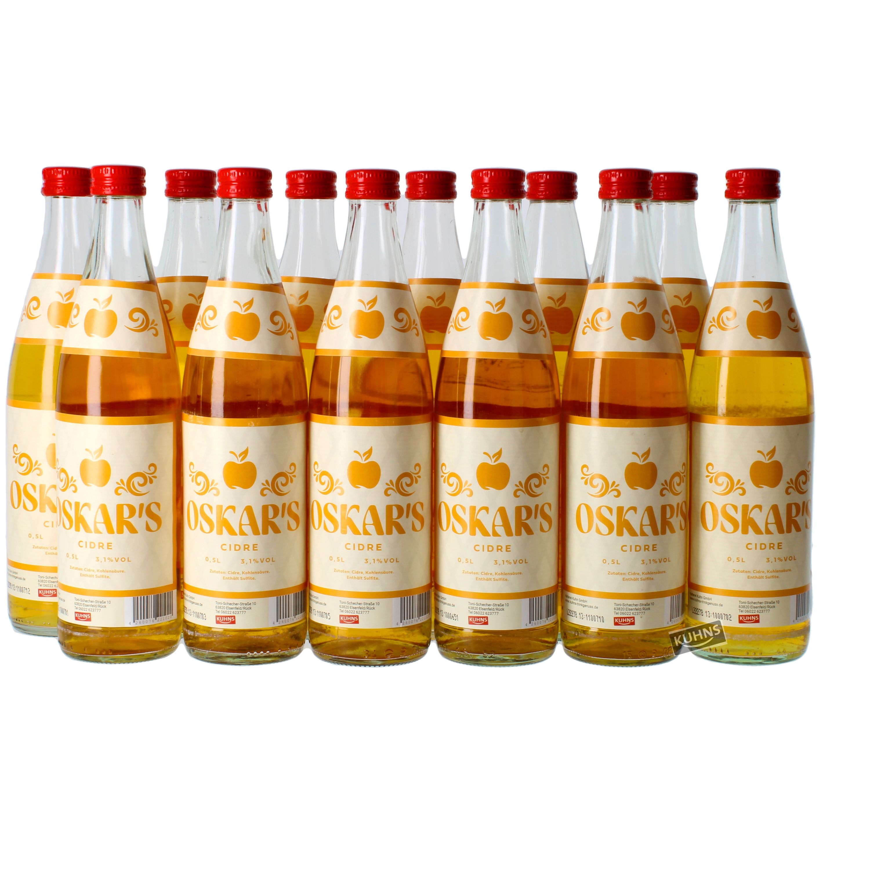 OSKAR`S Cidre 12x0,5l, alc. 3,1 Vol.-%