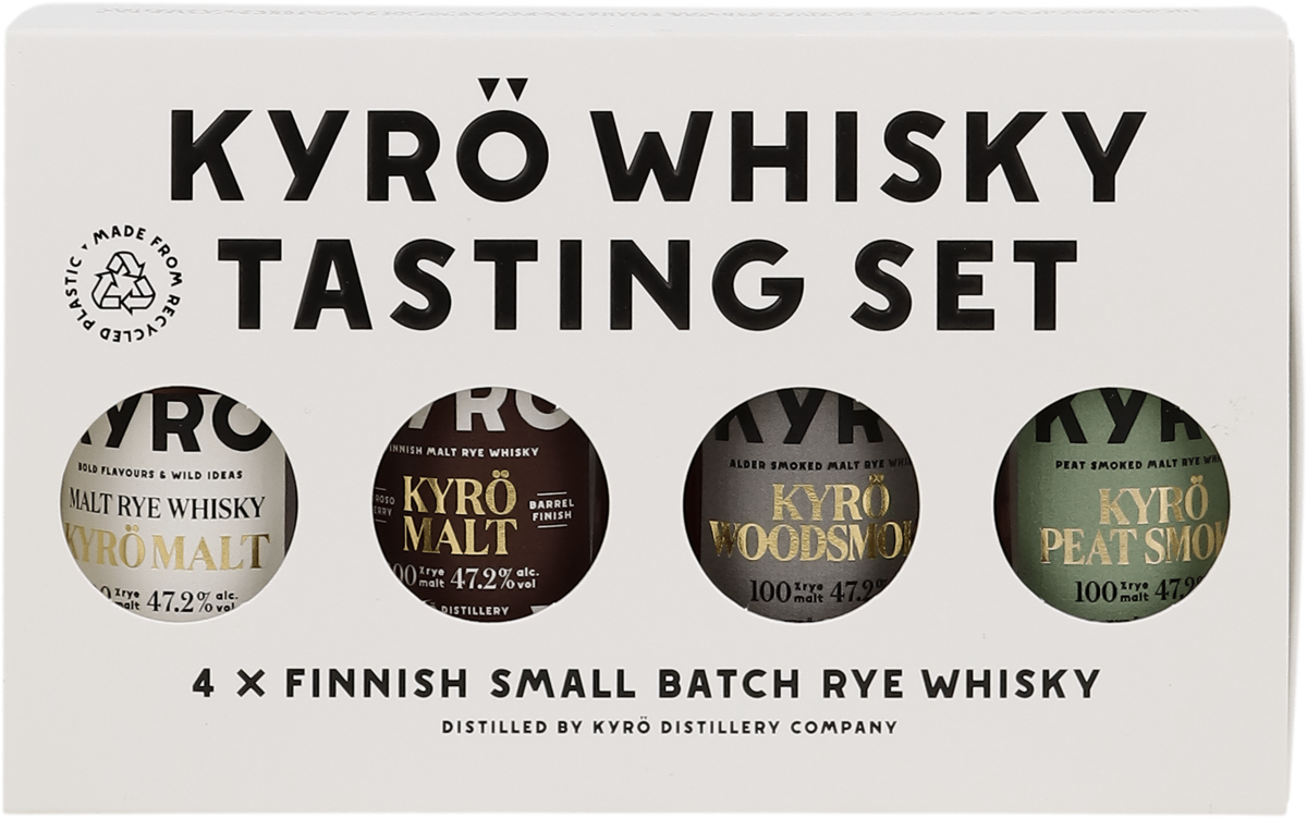 Kyrö Whiskey Tasting Set 4x0.05l, alc. 47.2% vol.