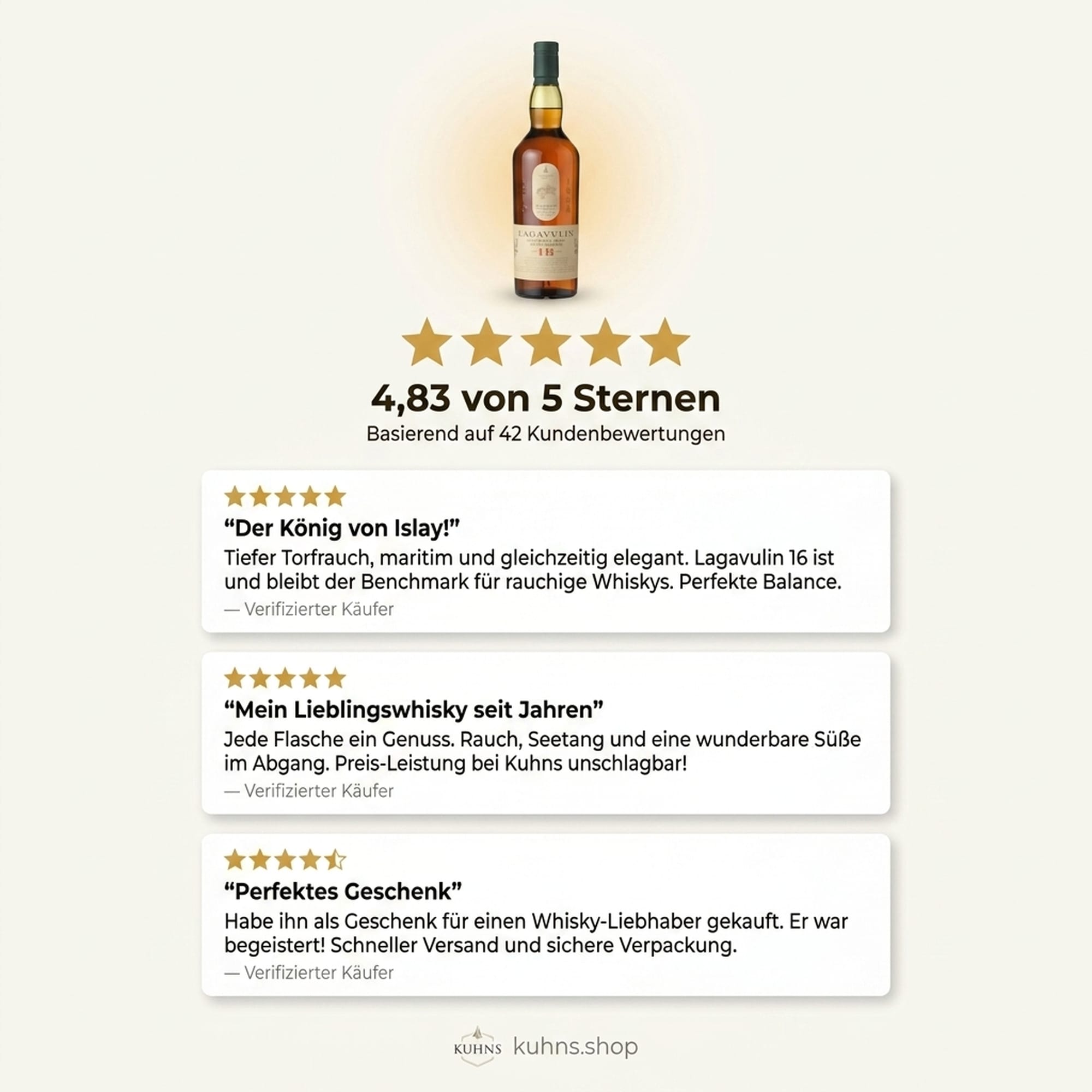Lagavulin 16 years 0.7l alc. 43 Vol.-%