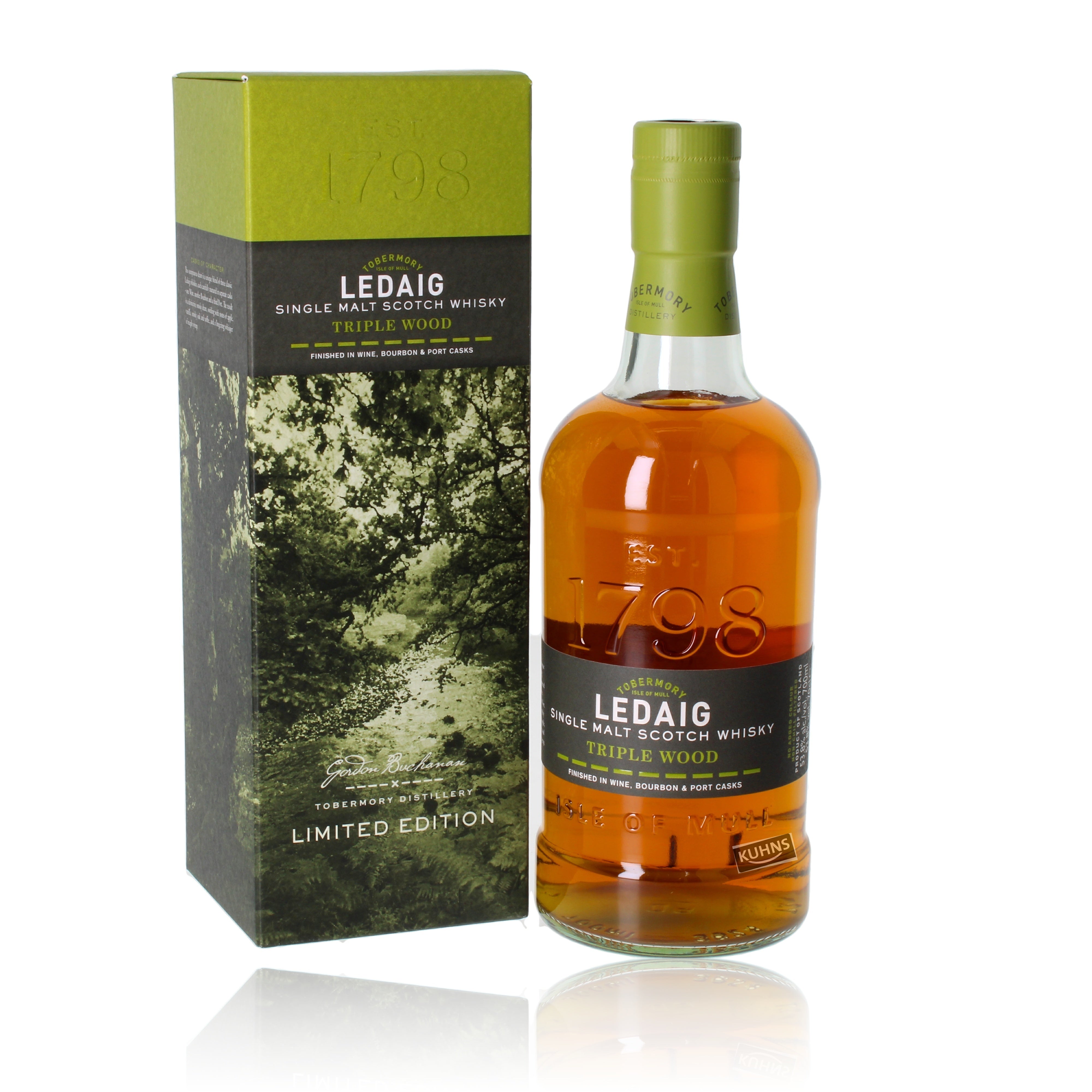 Ledaig Triple Wood 0,7 l, alcohol 53,8 % vol.