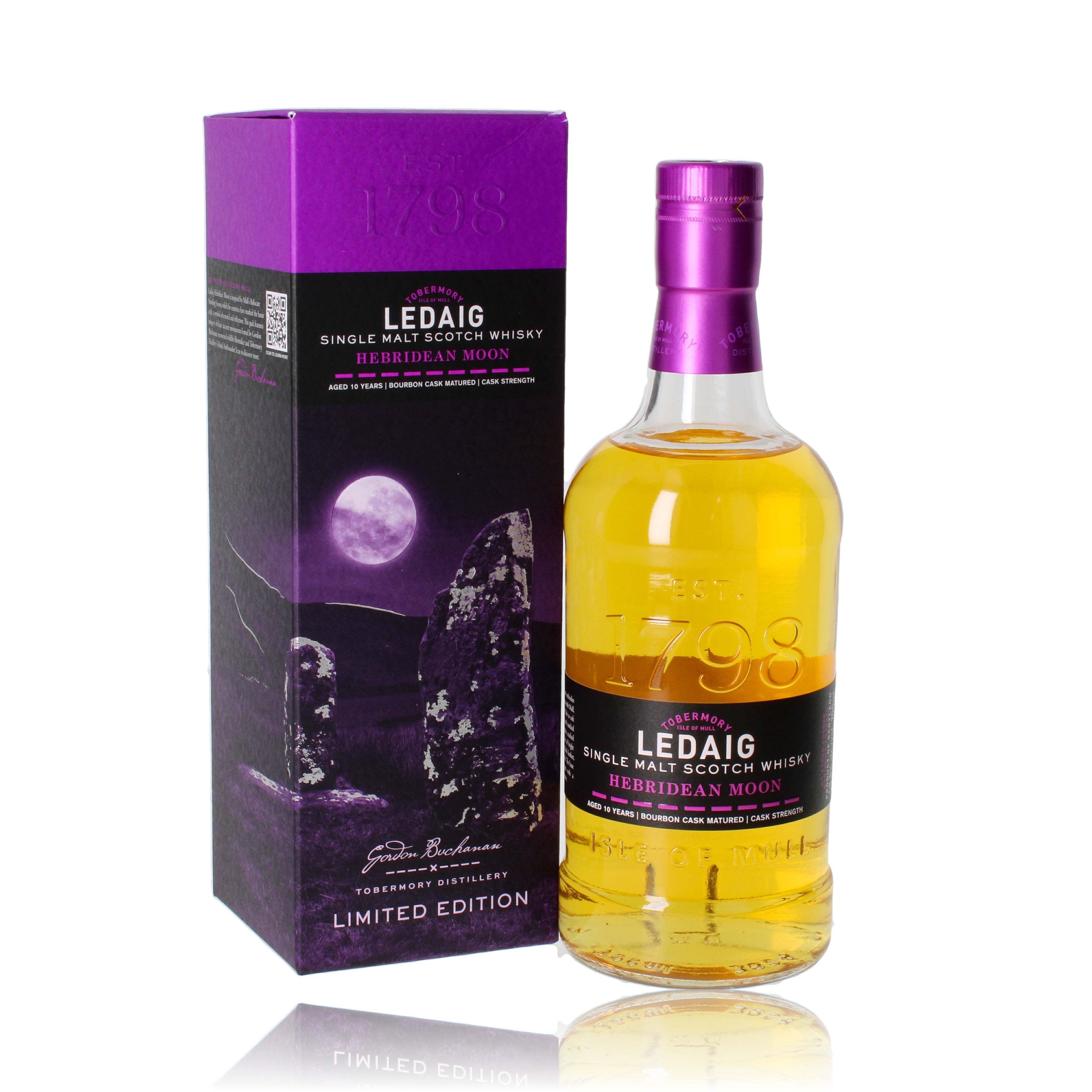 Ledaig Hebridean Moon 0,7l, alc. 58,8% vol.