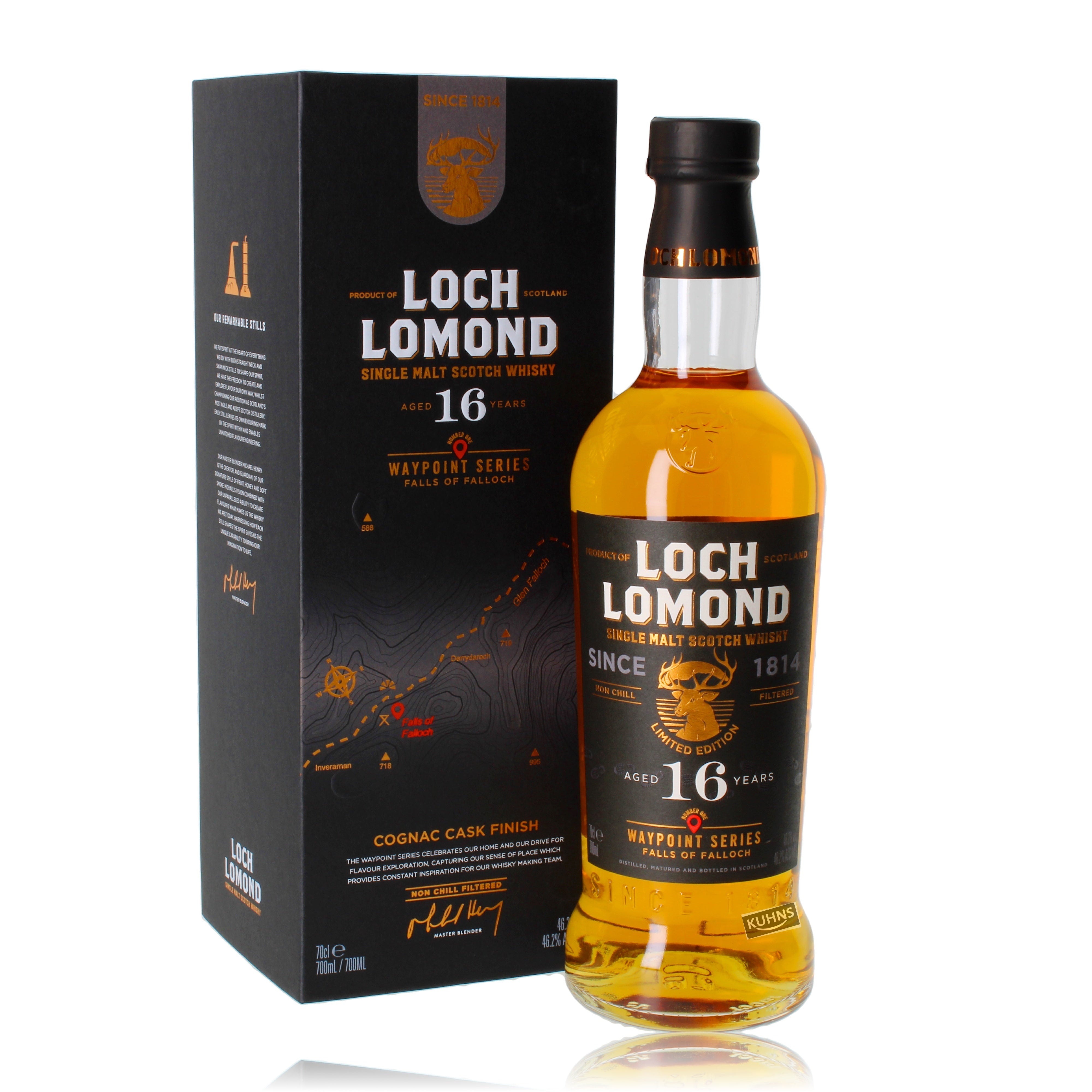 Loch Lomond 16 years Falls of Falloch 0.7l, alc. 46.2 Vol.-%