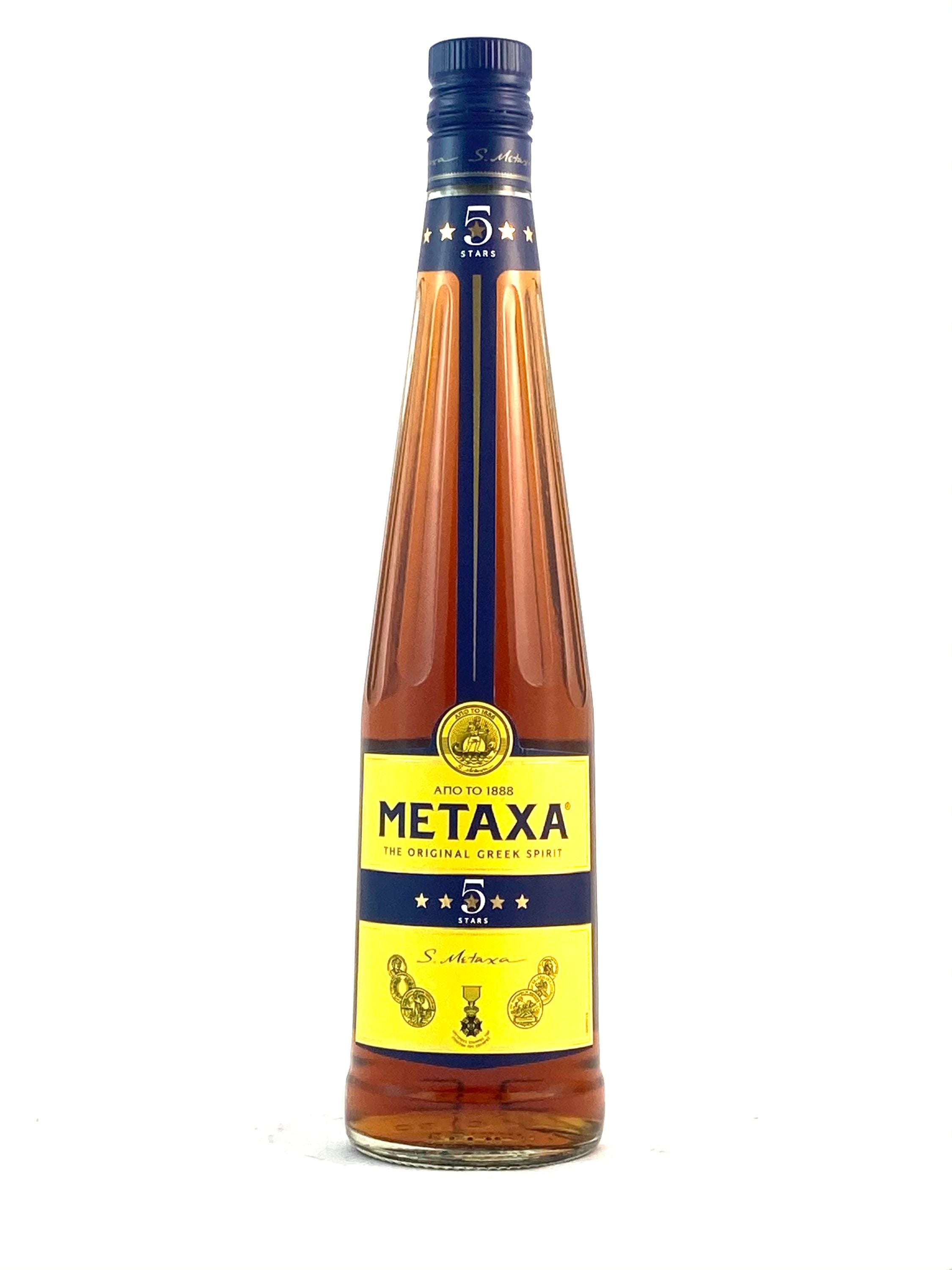 Metaxa 5 Estrellas 0,7 l, 38 % de alcohol por volumen, aguardiente griego
