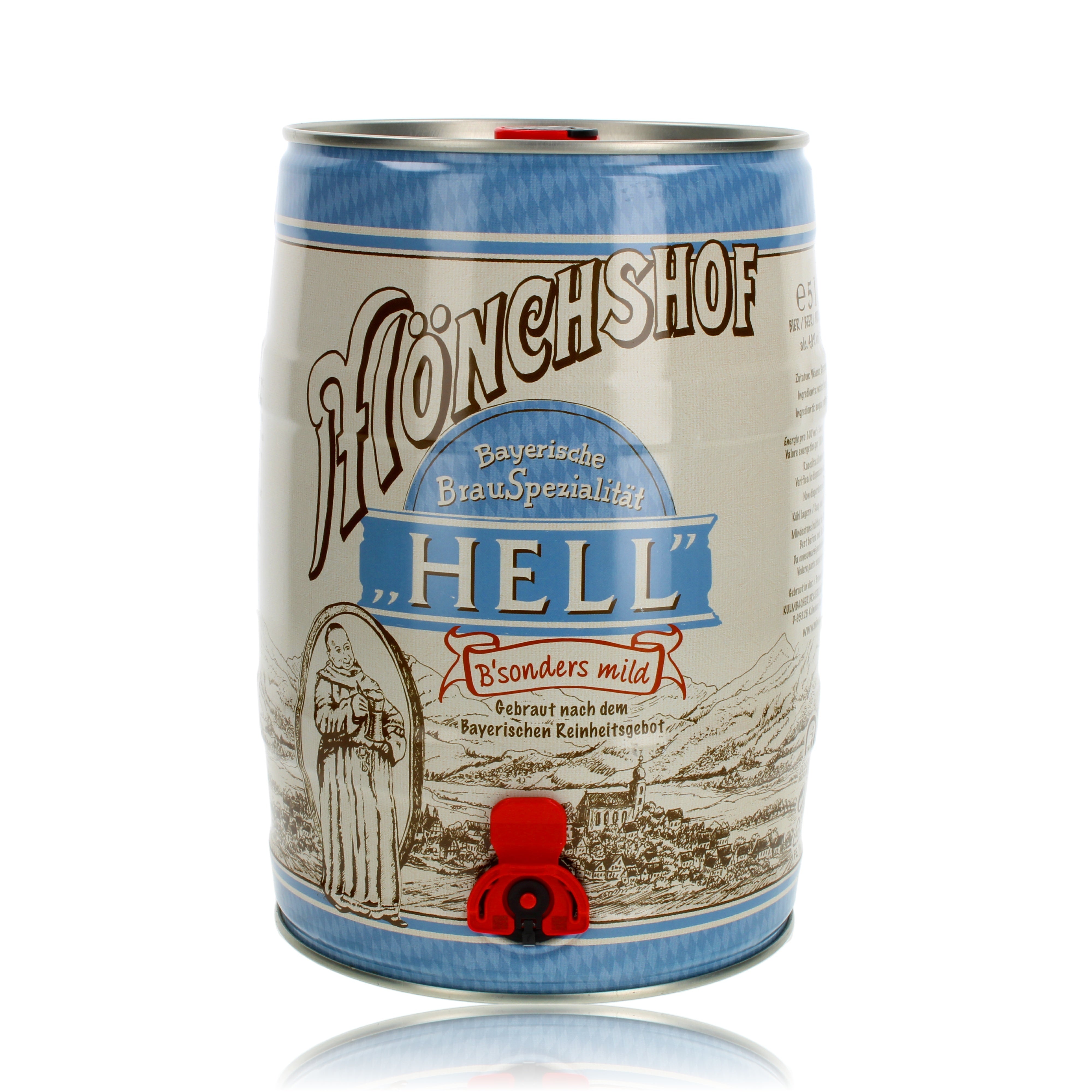 Mönchshof Hell Party Keg 5.0l, alc. 4.9% vol.