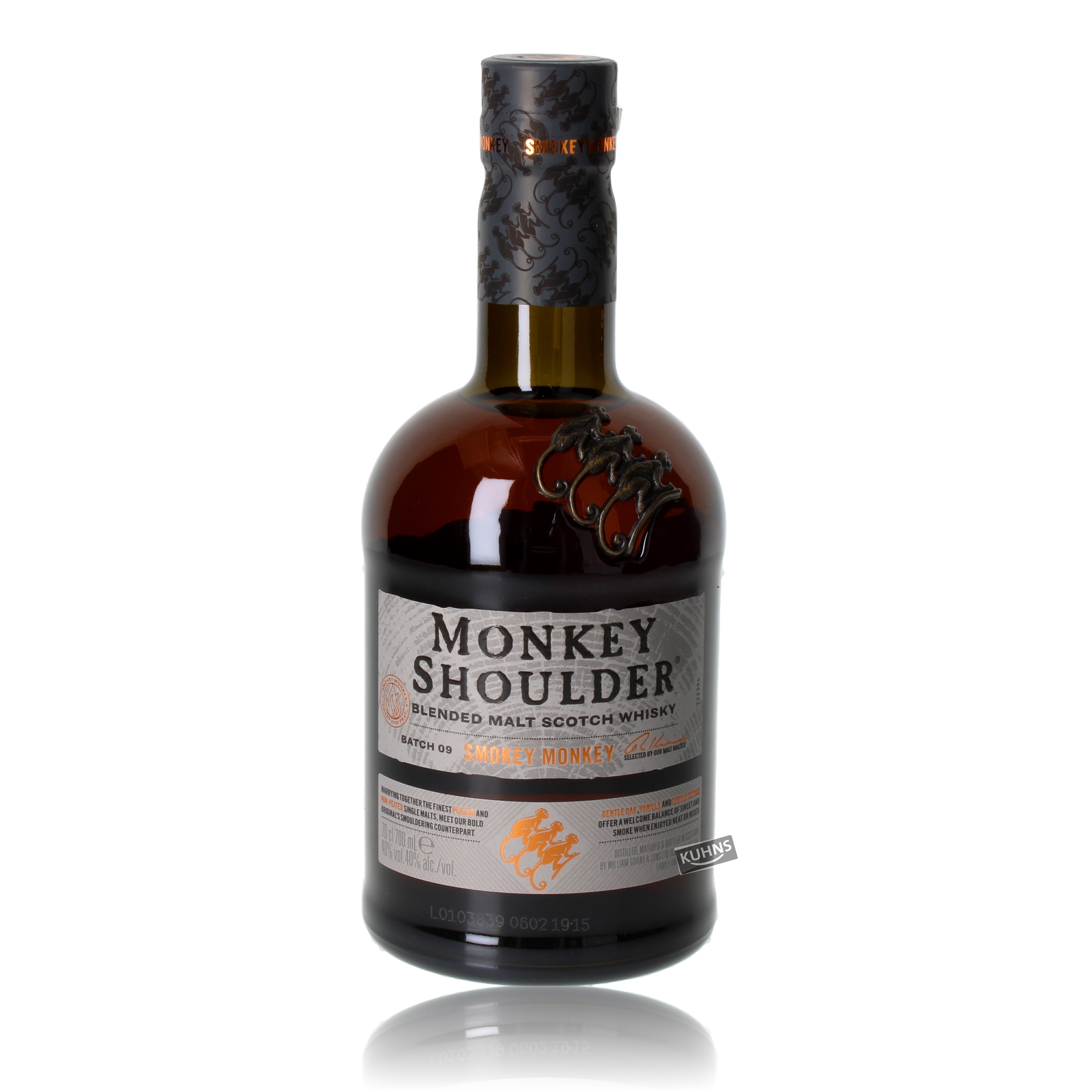 Monkey Shoulder Smokey Monkey 0,7 l, 40 % de alcohol por volumen