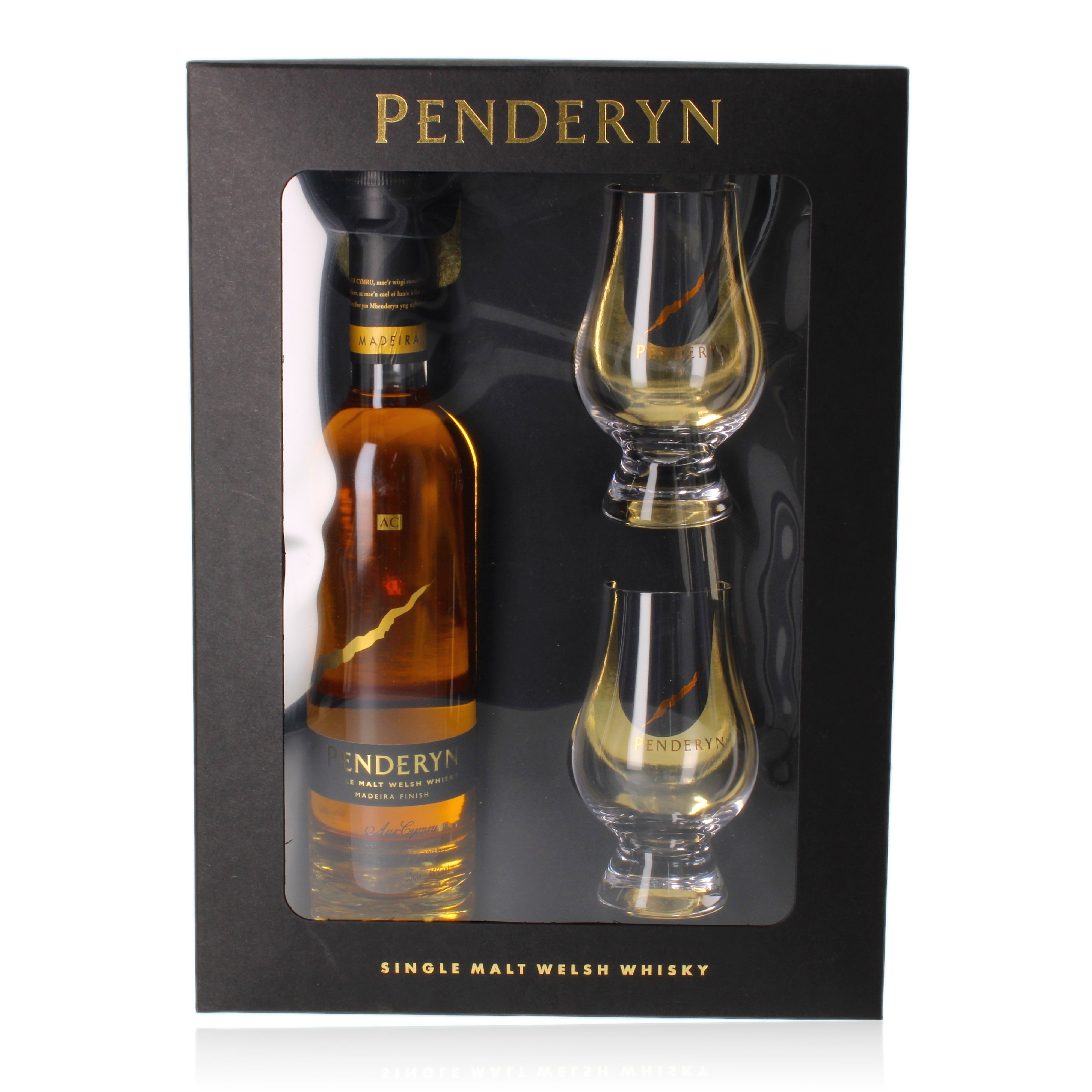 Set de regalo Penderyn Madeira 0,35l, alc 46% vol.