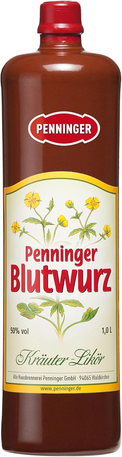 Penninger Blutwurz Licor de Hierbas 1,0l, 50% vol.