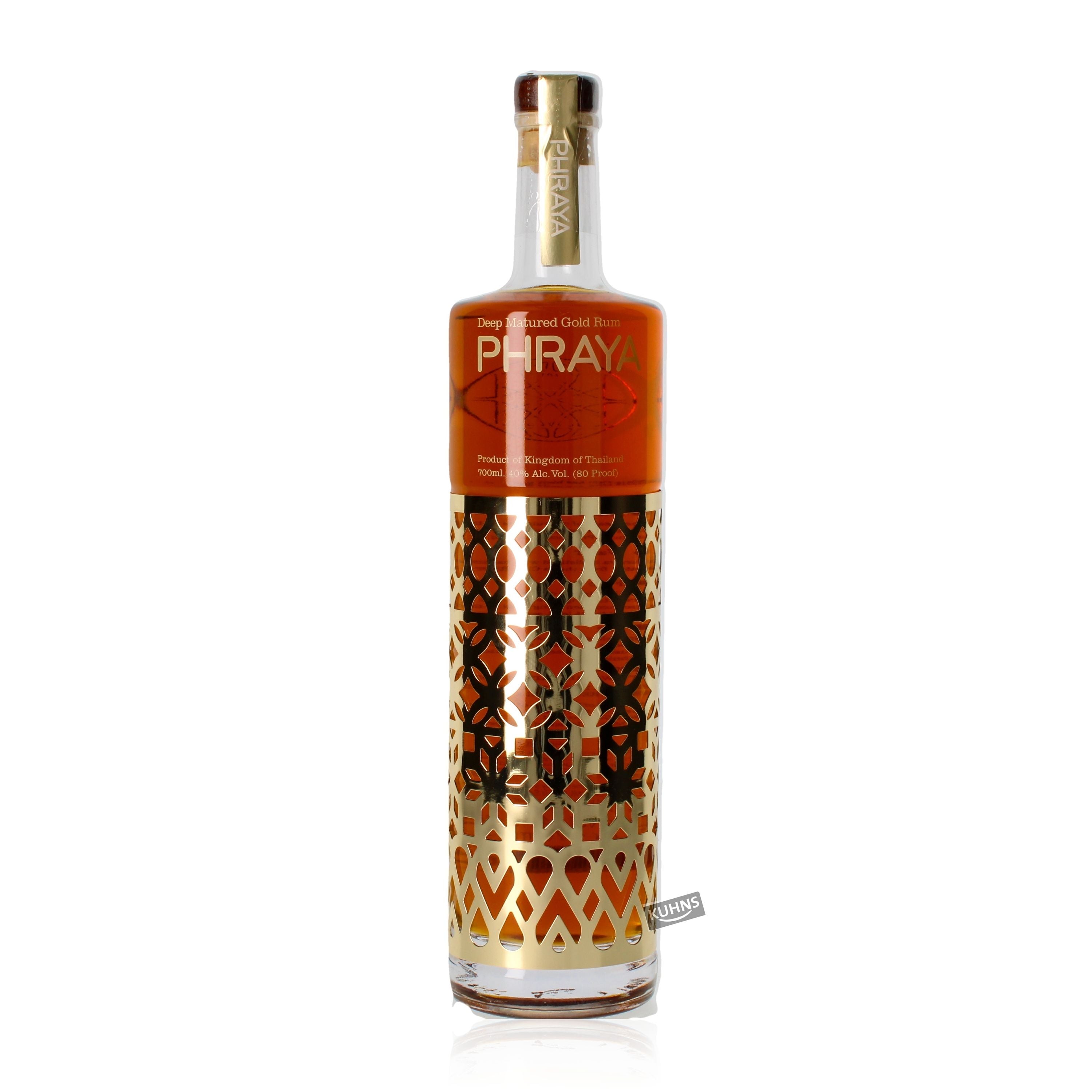 Ron Phraya Gold 0,7l, alc. 40% vol., Ron Tailandia