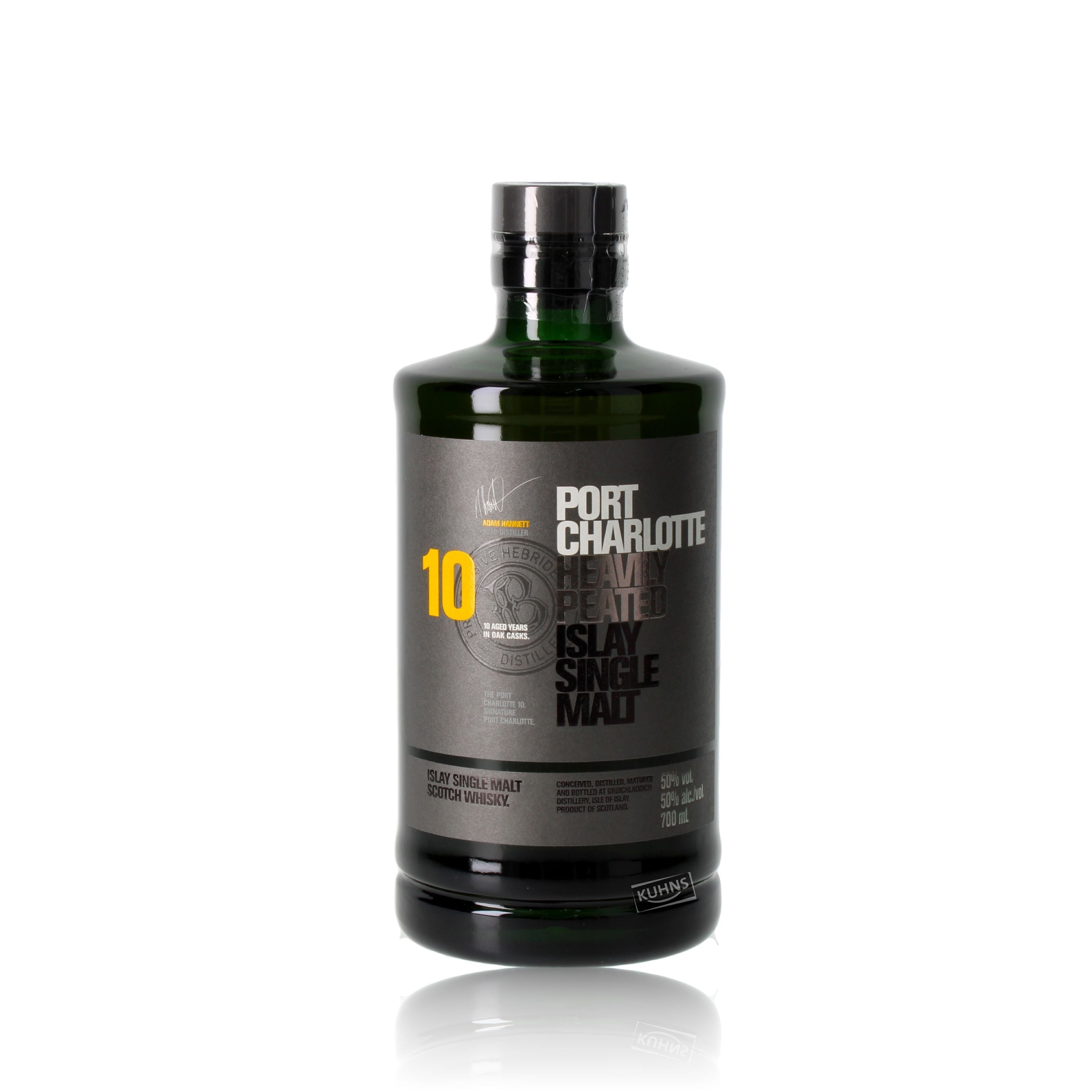 Port Charlotte 10 años 0,7 l, 50 % de alcohol por volumen