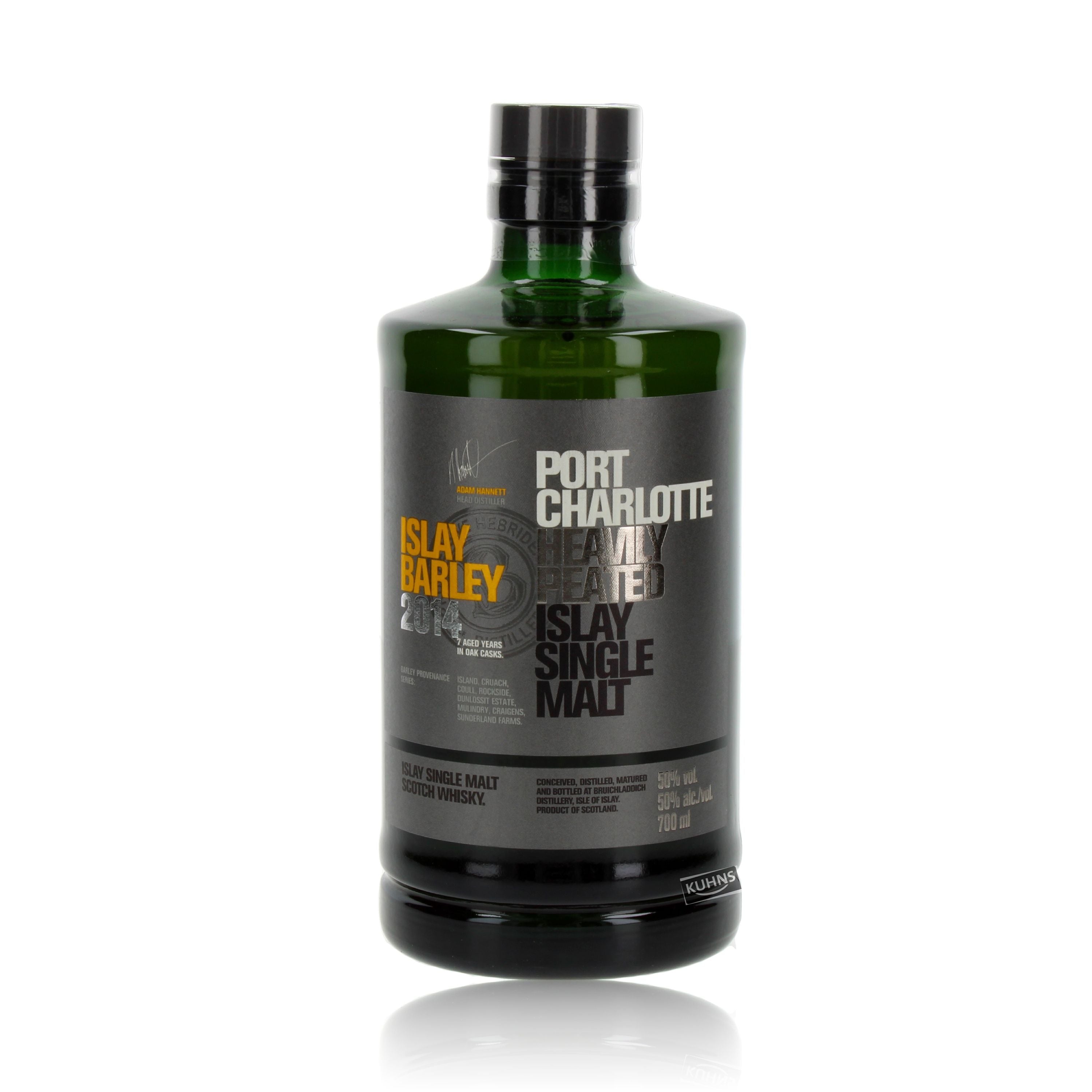 Port Charlotte Islay Barley 2014 0,7 l, 50 % de alcohol por volumen