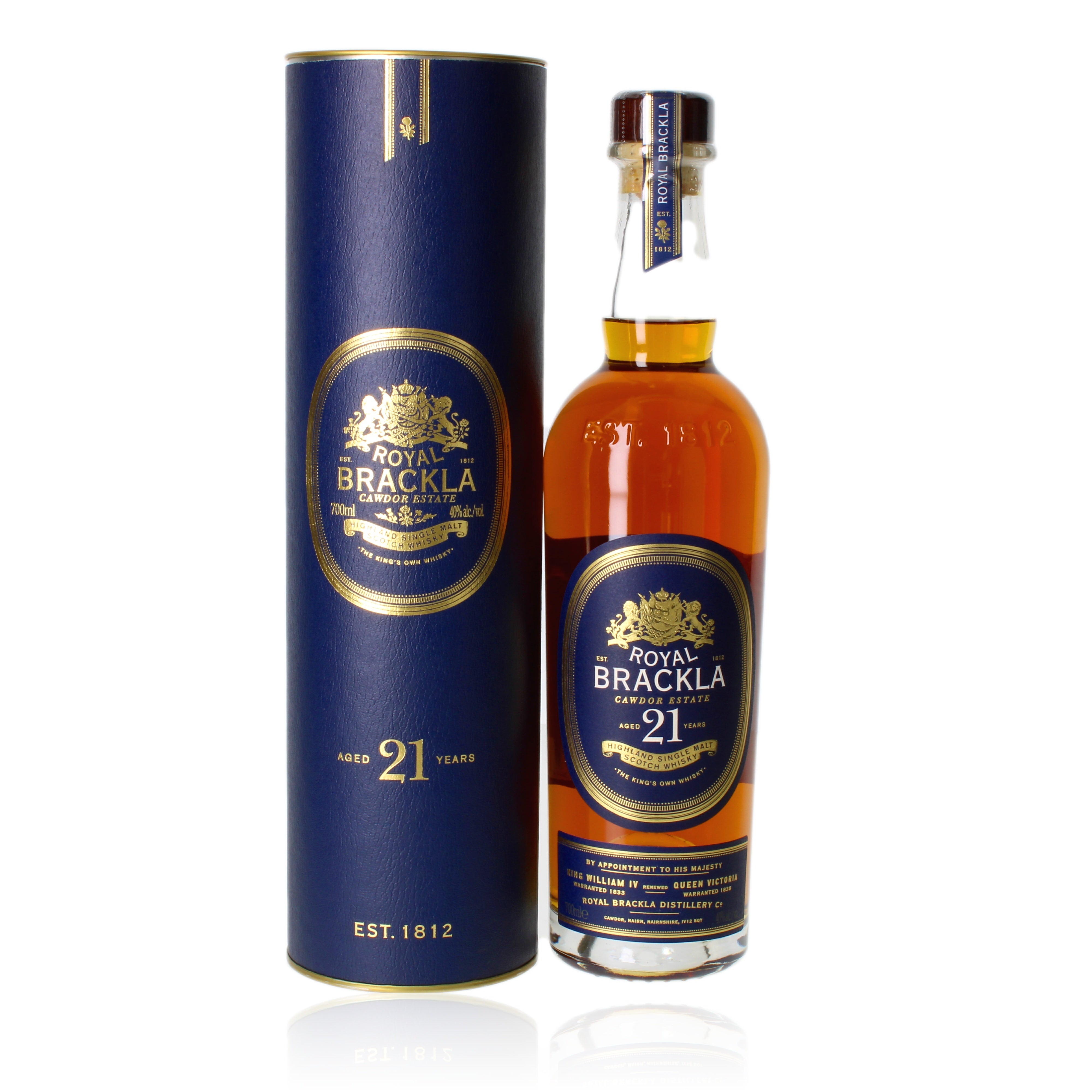 Royal Brackla 21 years 0.7l, alc. 40 Vol.-%