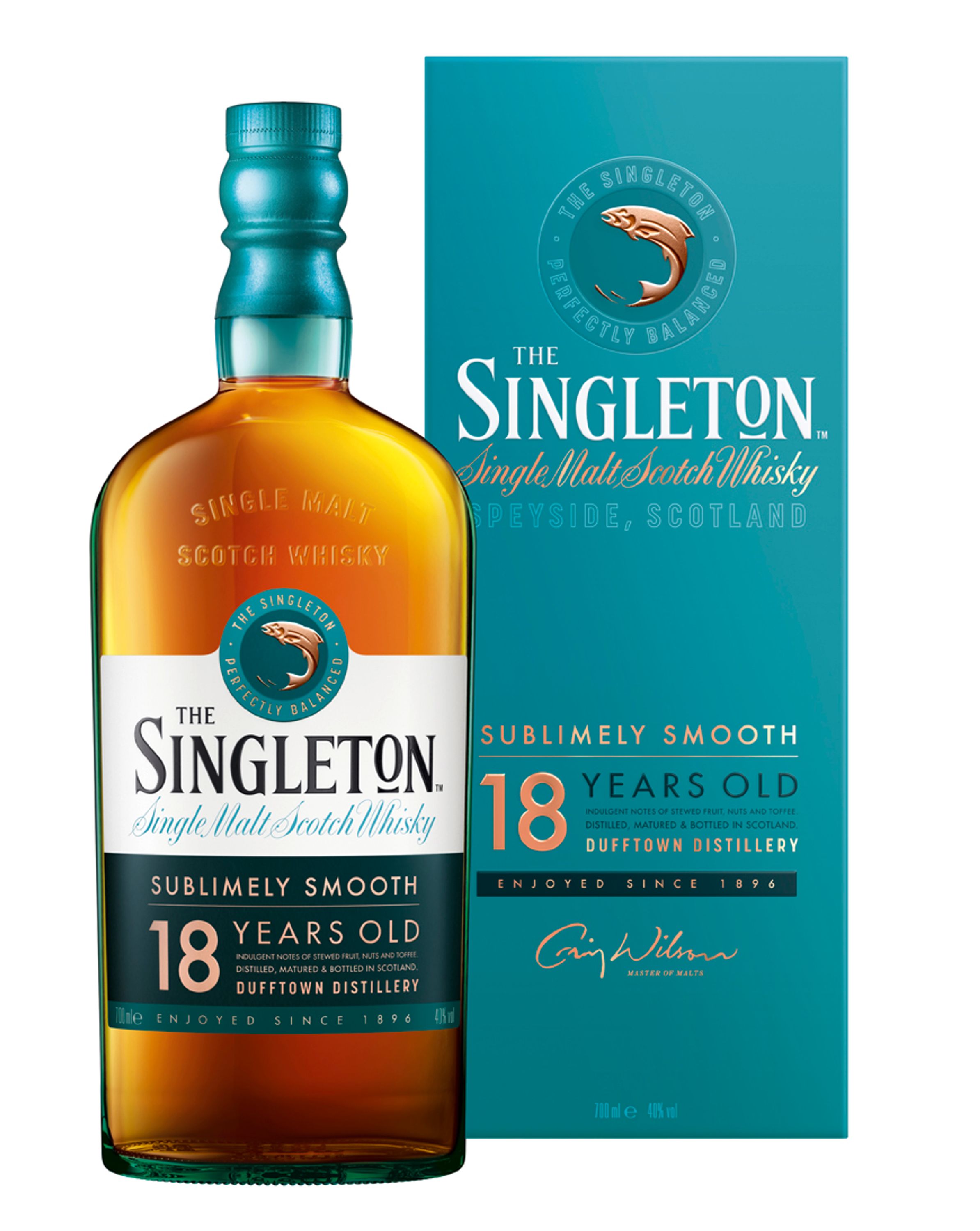 The Singleton of Dufftown 18 años 0,7 l, 40 % ABV