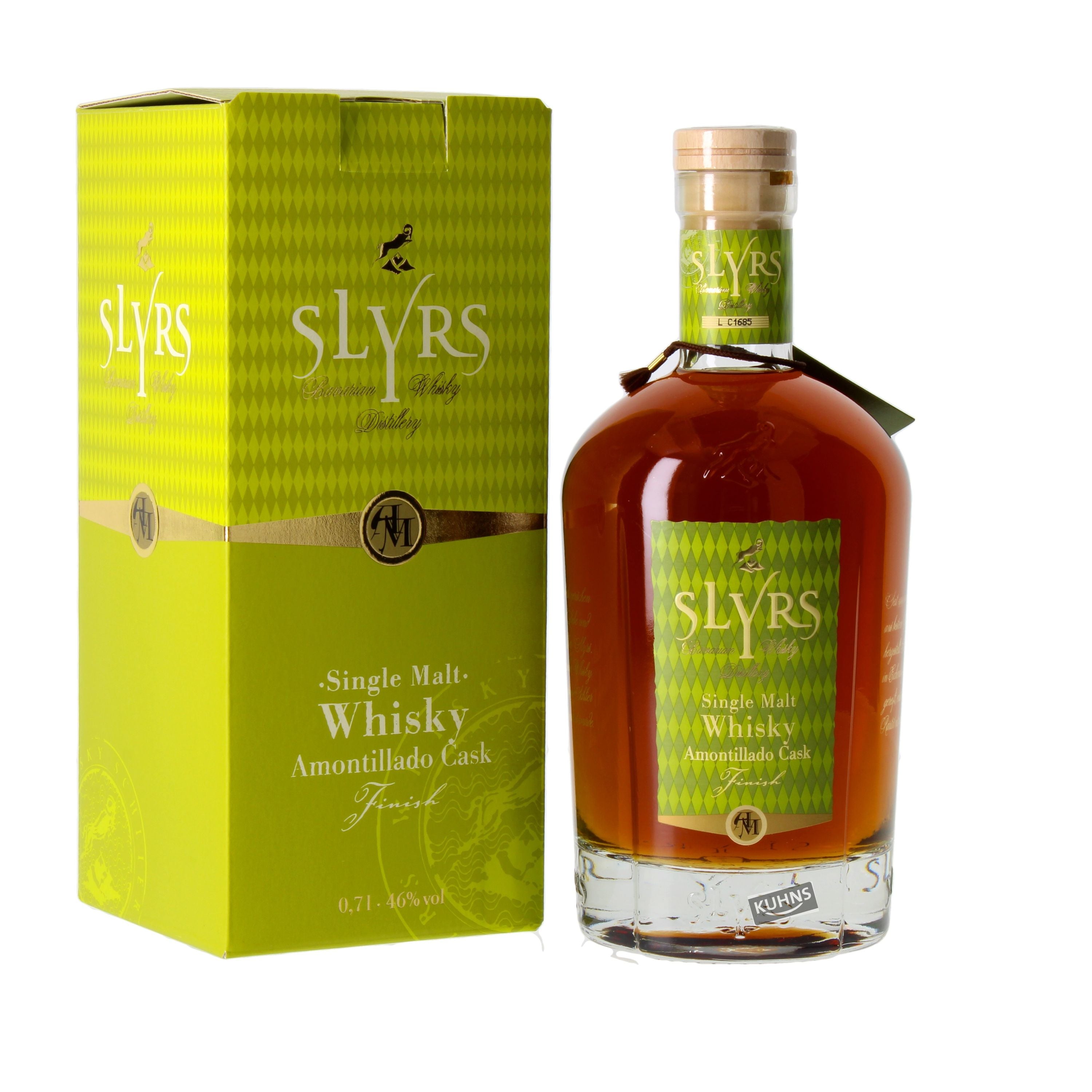 Slyrs Amontillado Cask Finish Single Malt 0,7l, alc. 46 Vol.-%