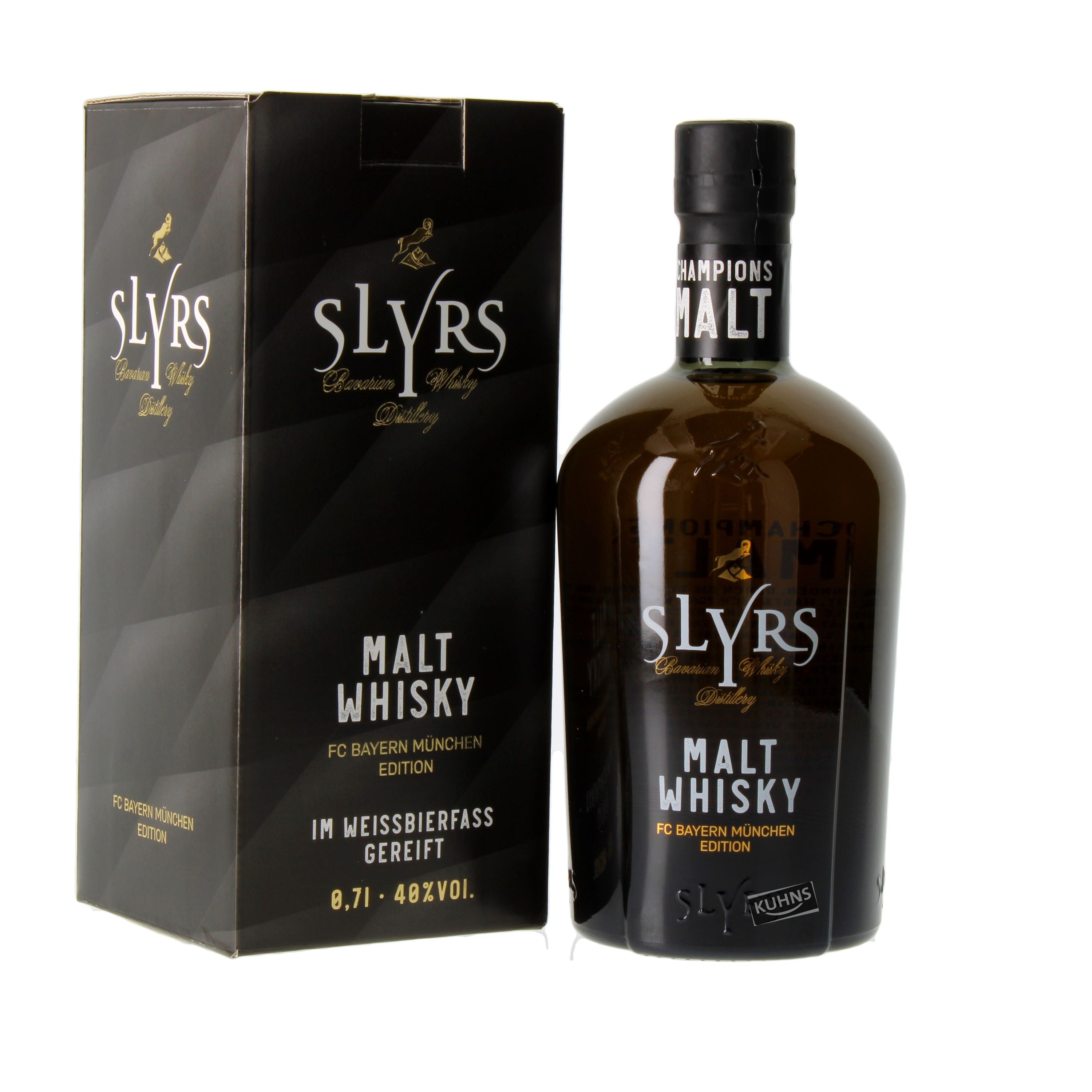 Slyrs Champions Malt FC Bayern Munich 0.7l, alc. 40 Vol.-%