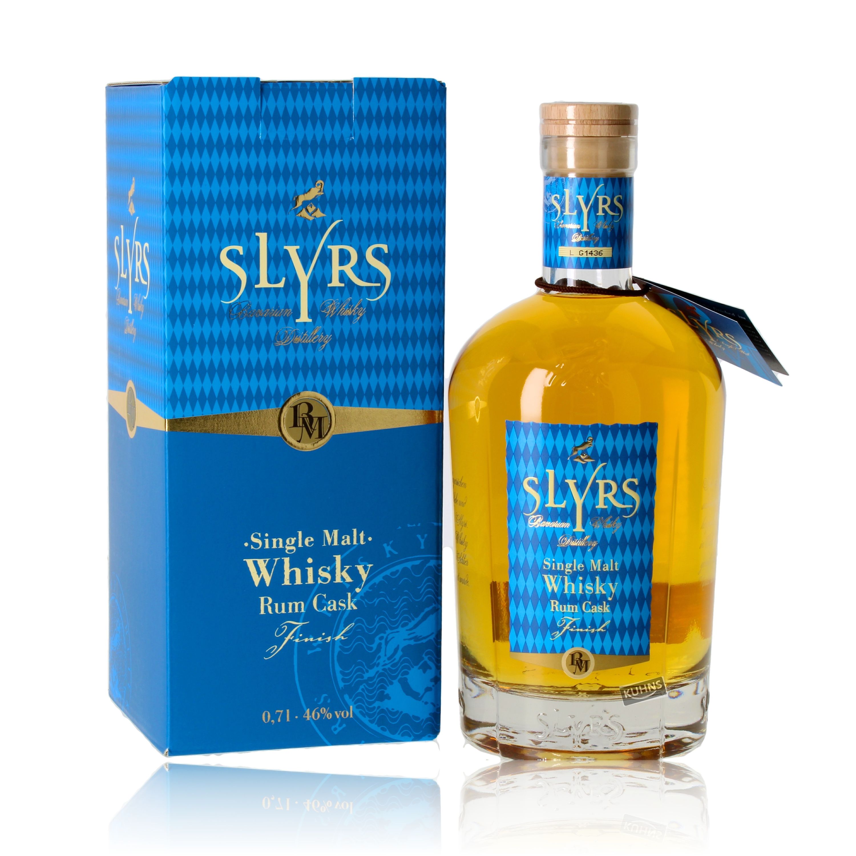 Slyrs Rum Finish Single Malt Whiskey 0.7l, alc. 46% by volume
