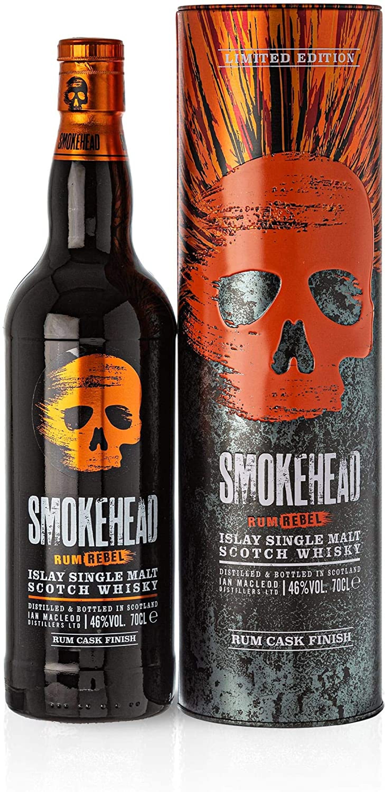Ron Smokehead Rebel 0,7 l, 46 % de alcohol por volumen