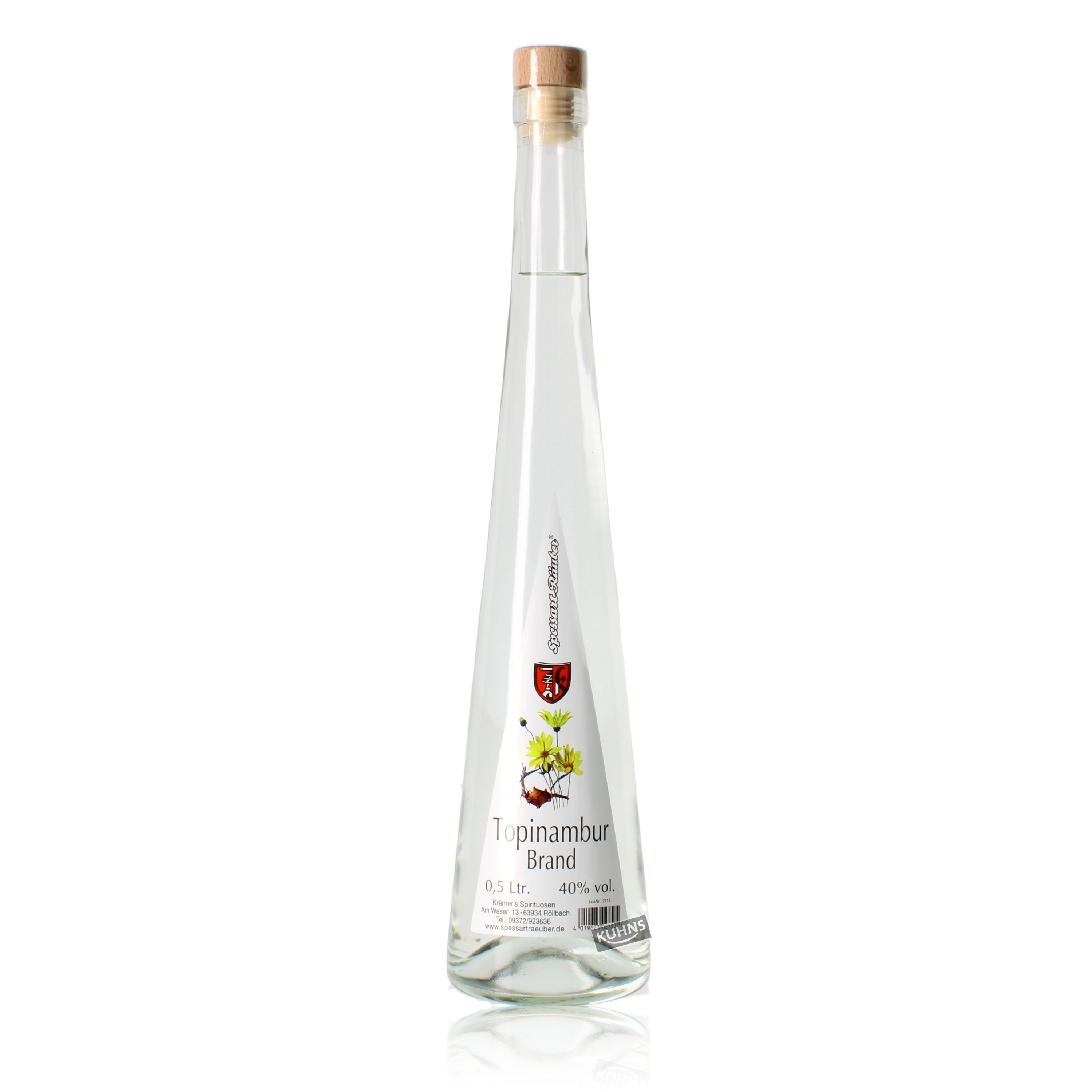 Spessart Räuber Topinambur Brandy 0,5l, 40% alc. vol.