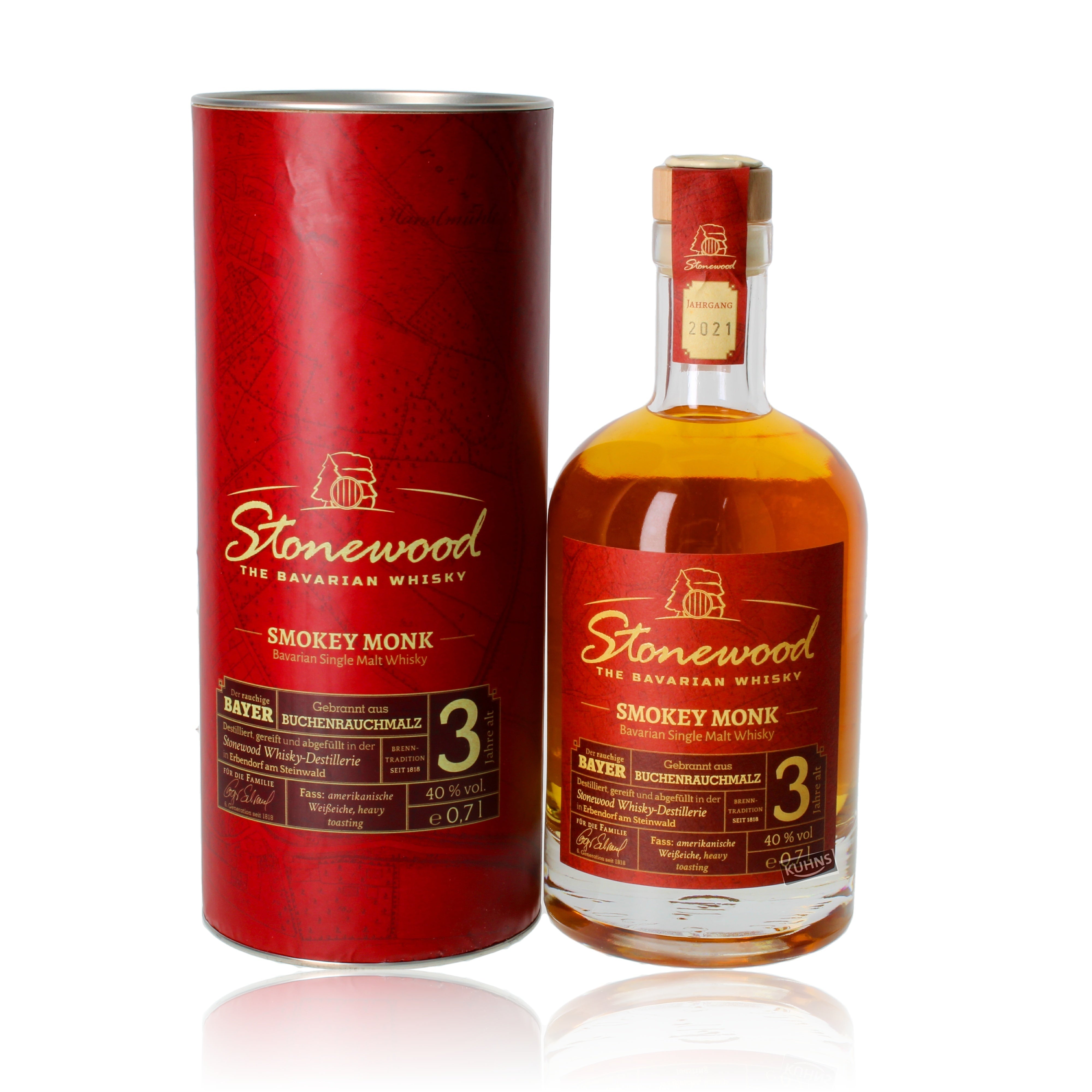 Stonewood Smokey Monk 3 años Single Malt 0,7 l, 40 % de alcohol por volumen