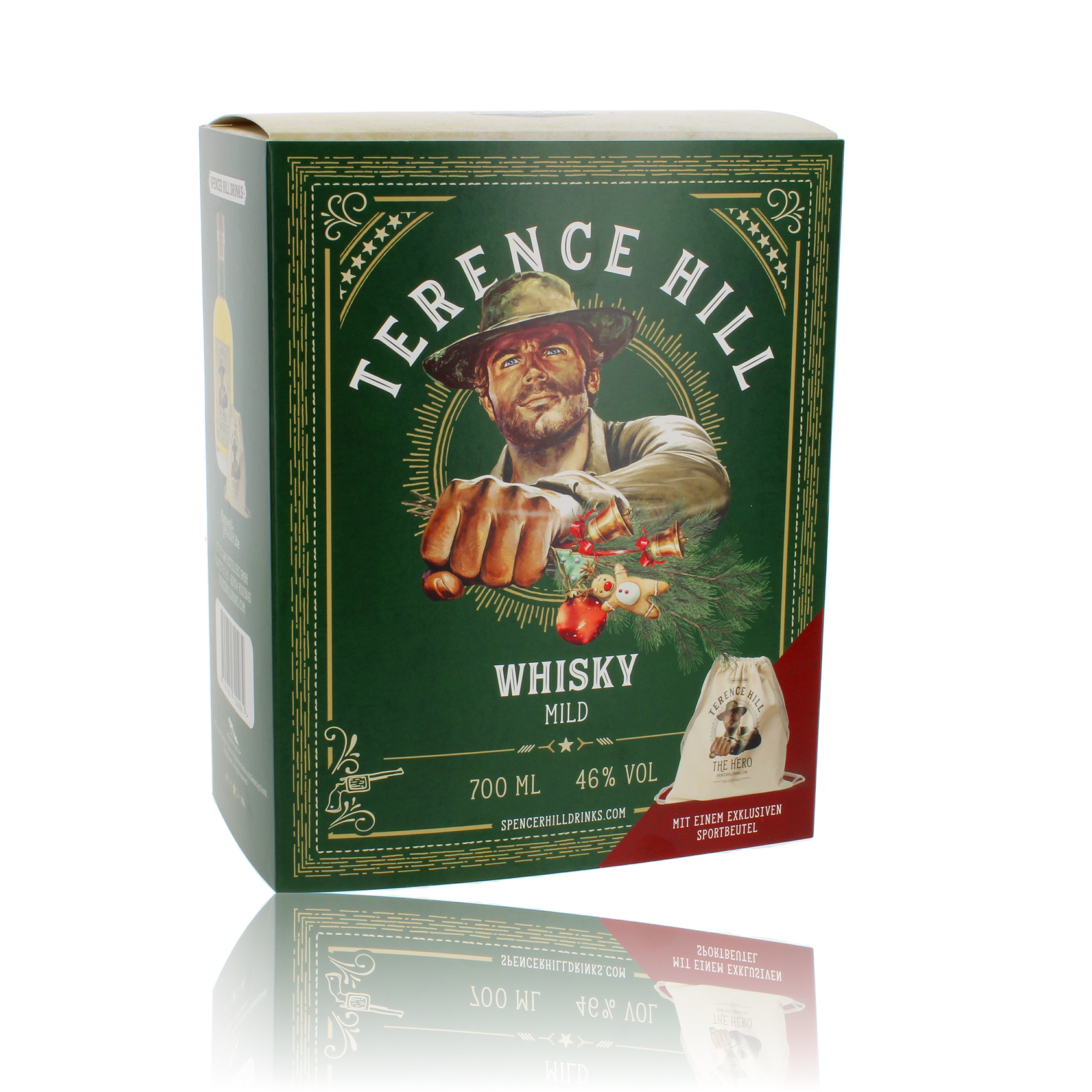 Estuche de regalo de whisky St. Kilian Terence Hill, 0,7 l, 46 % de alcohol por volumen