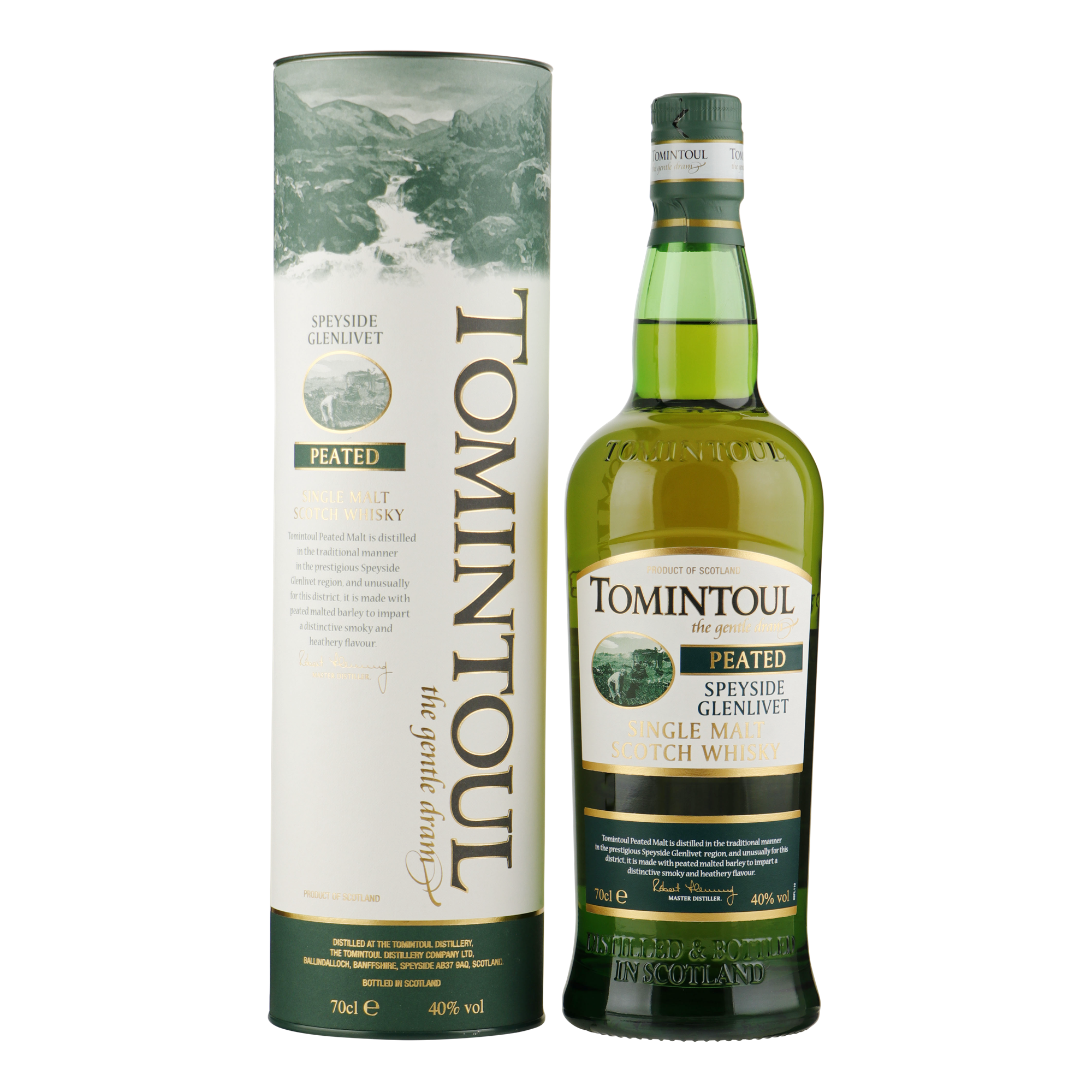 Tomintoul Peated 0,7l, alc. 40 Vol.-%